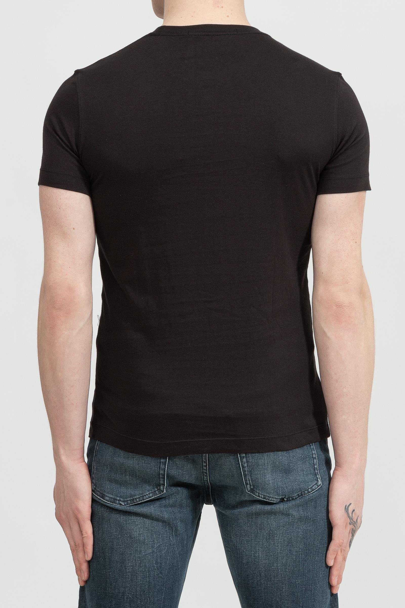 Calvin Klein Stacked Logo Erkek Bisiklet Yaka T-Shirt