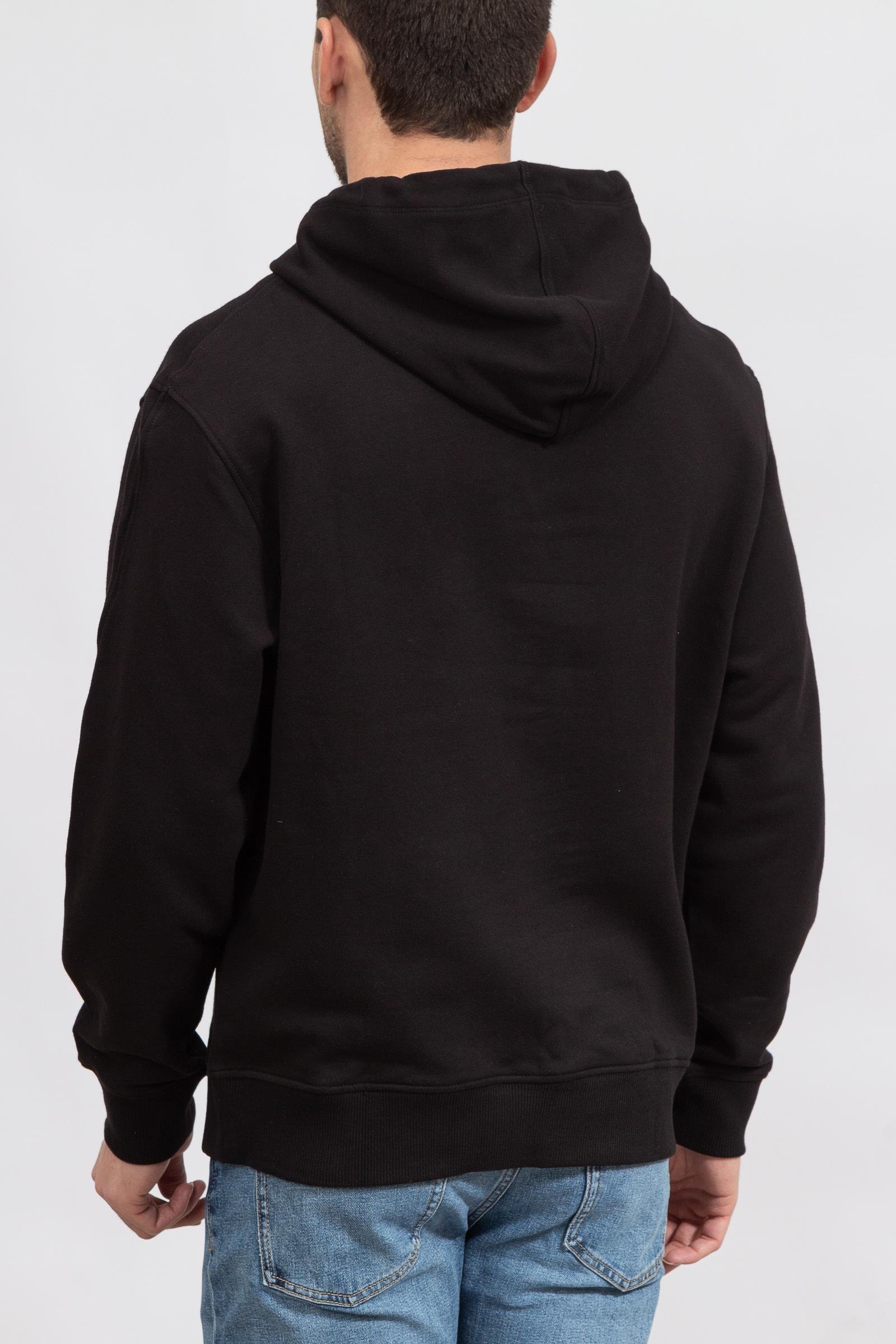 Calvin Klein Stacked Logo Hoodie Erkek Kapüşonlu Sweatshirt
