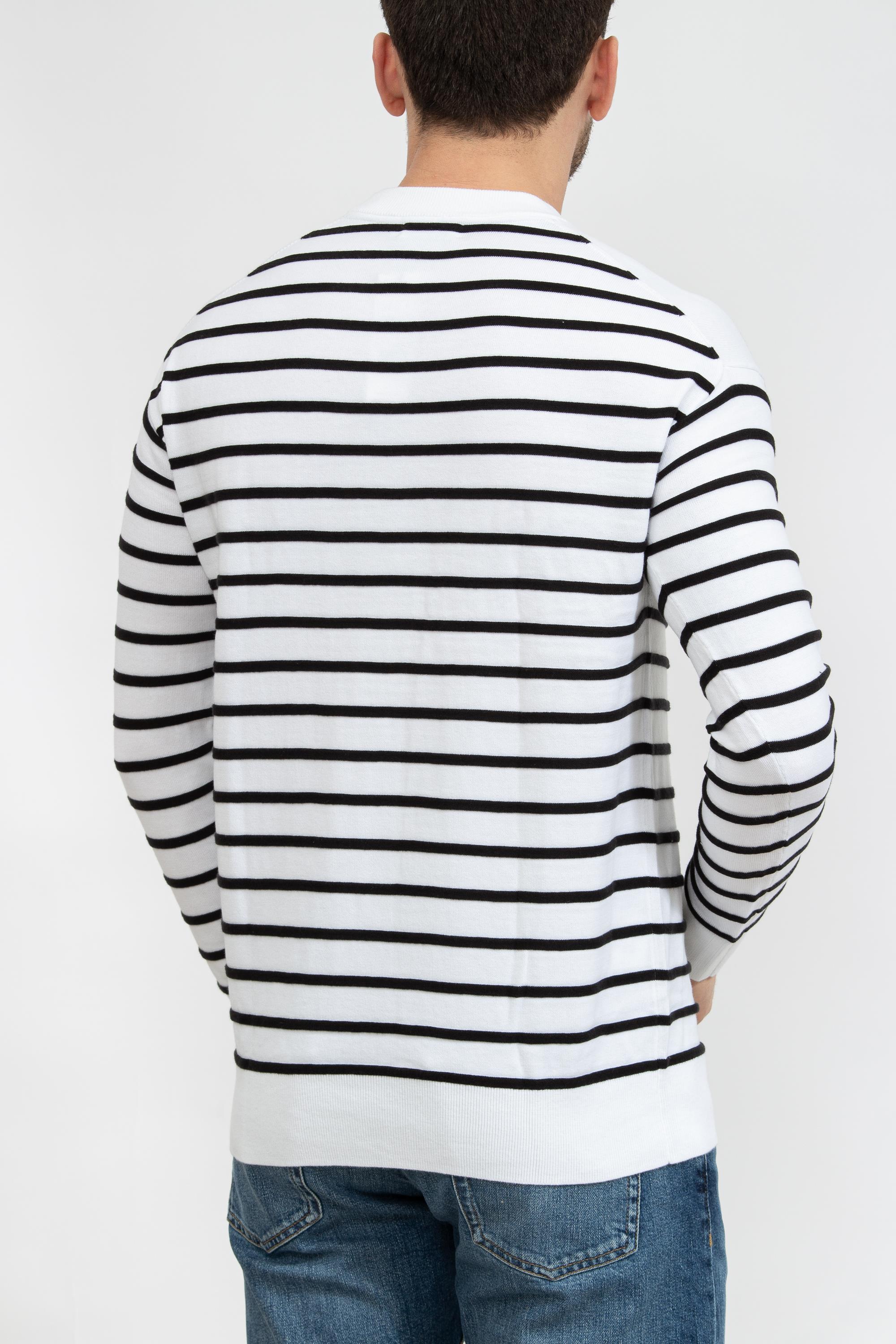 Calvin Klein Striped Comfort Sweater Erkek Triko