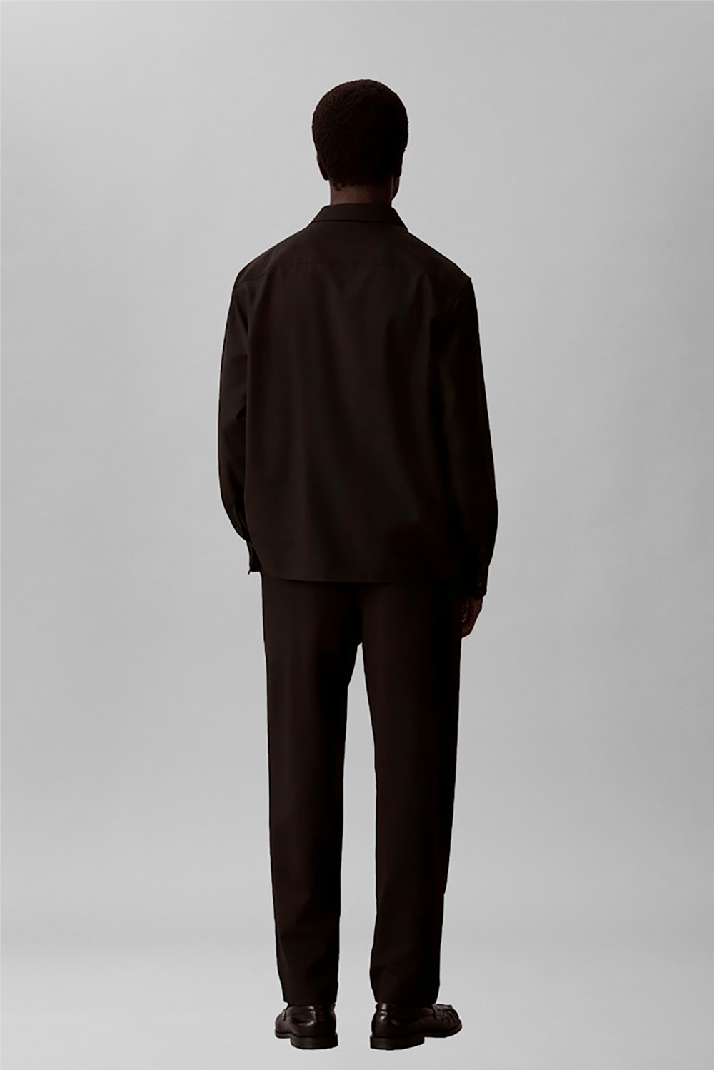 Calvin Klein Tapered Tech Knit Pleated Pant Erkek Pantolon Siyah