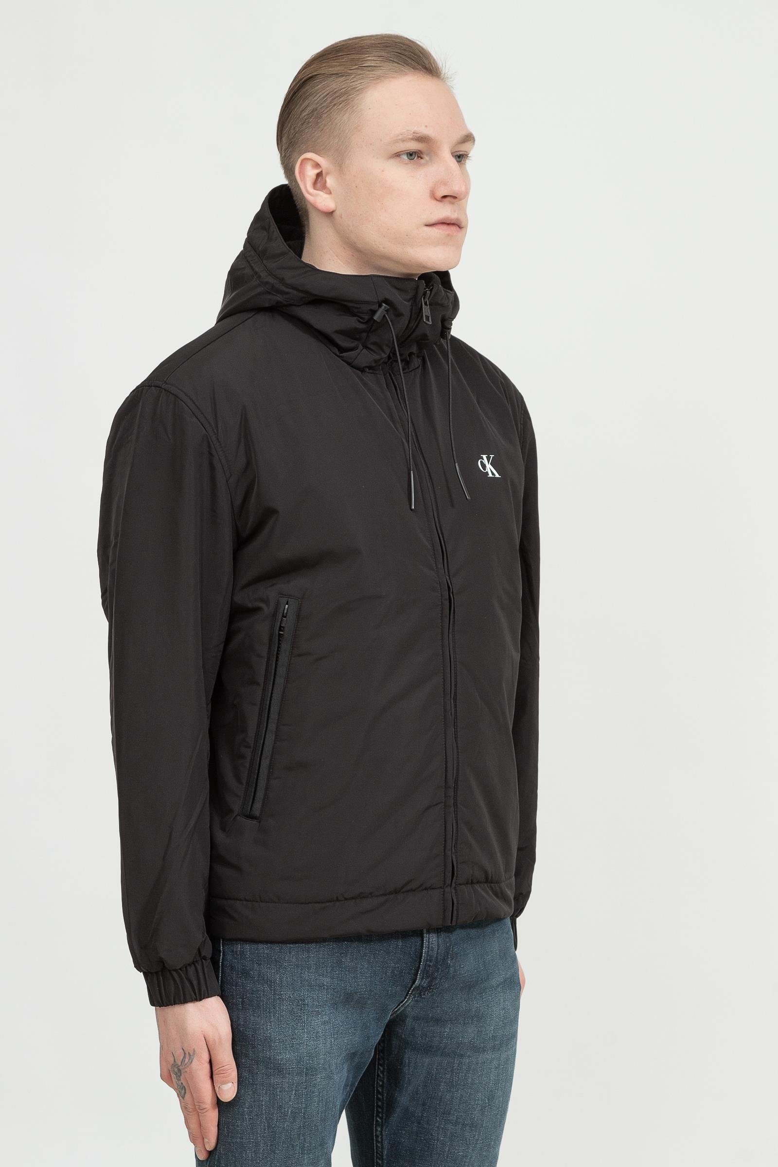 Calvin Klein Technical Hooded Jacket Erkek Mont