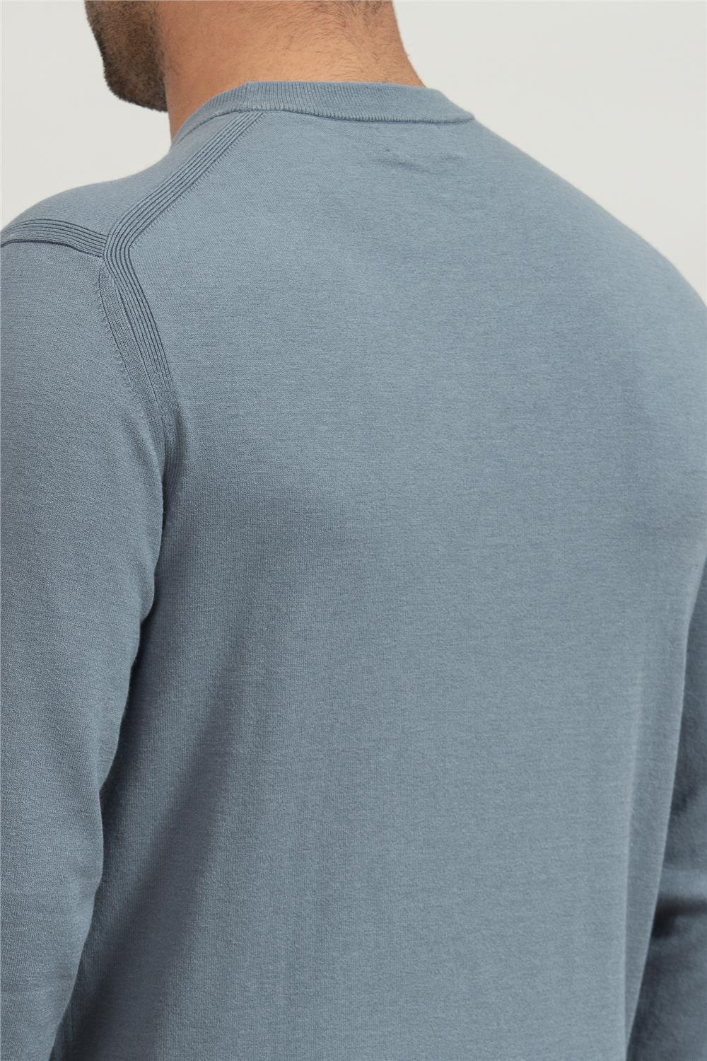 Calvin Klein Tencel-Blend Cn Sweater Erkek Triko