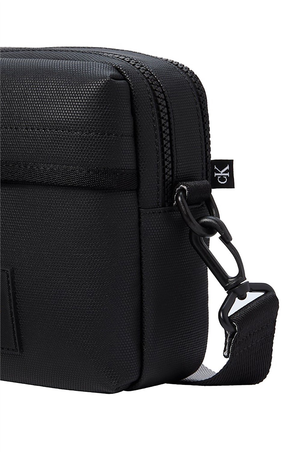 Calvin Klein Texture Mix Square Erkek Reporter Çanta Siyah