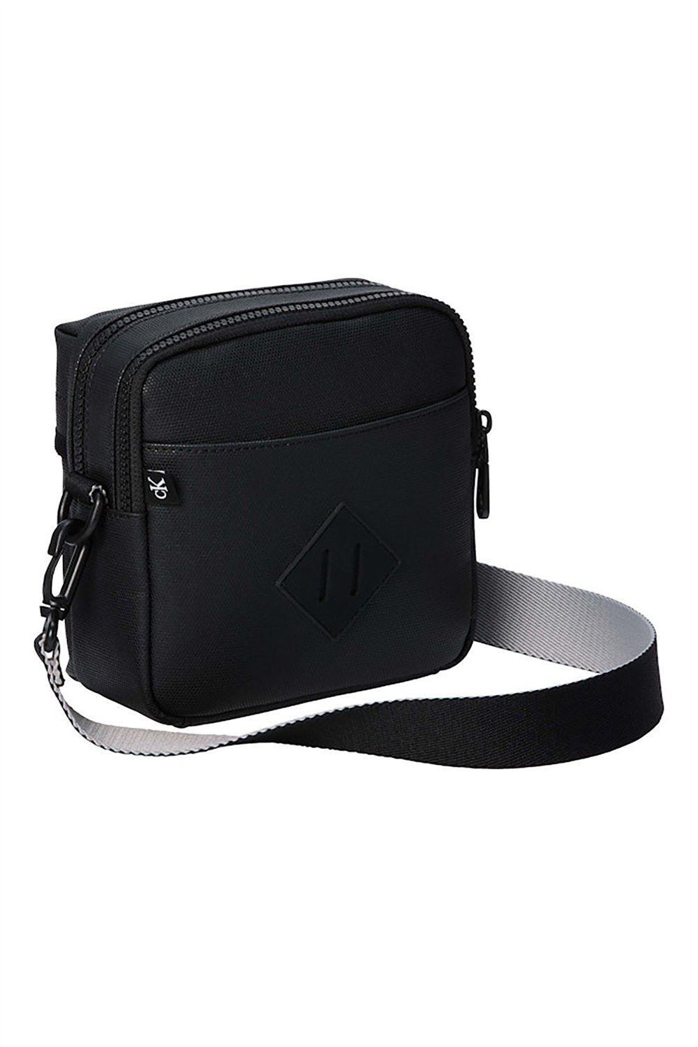 Calvin Klein Texture Mix Square Erkek Reporter Çanta Siyah