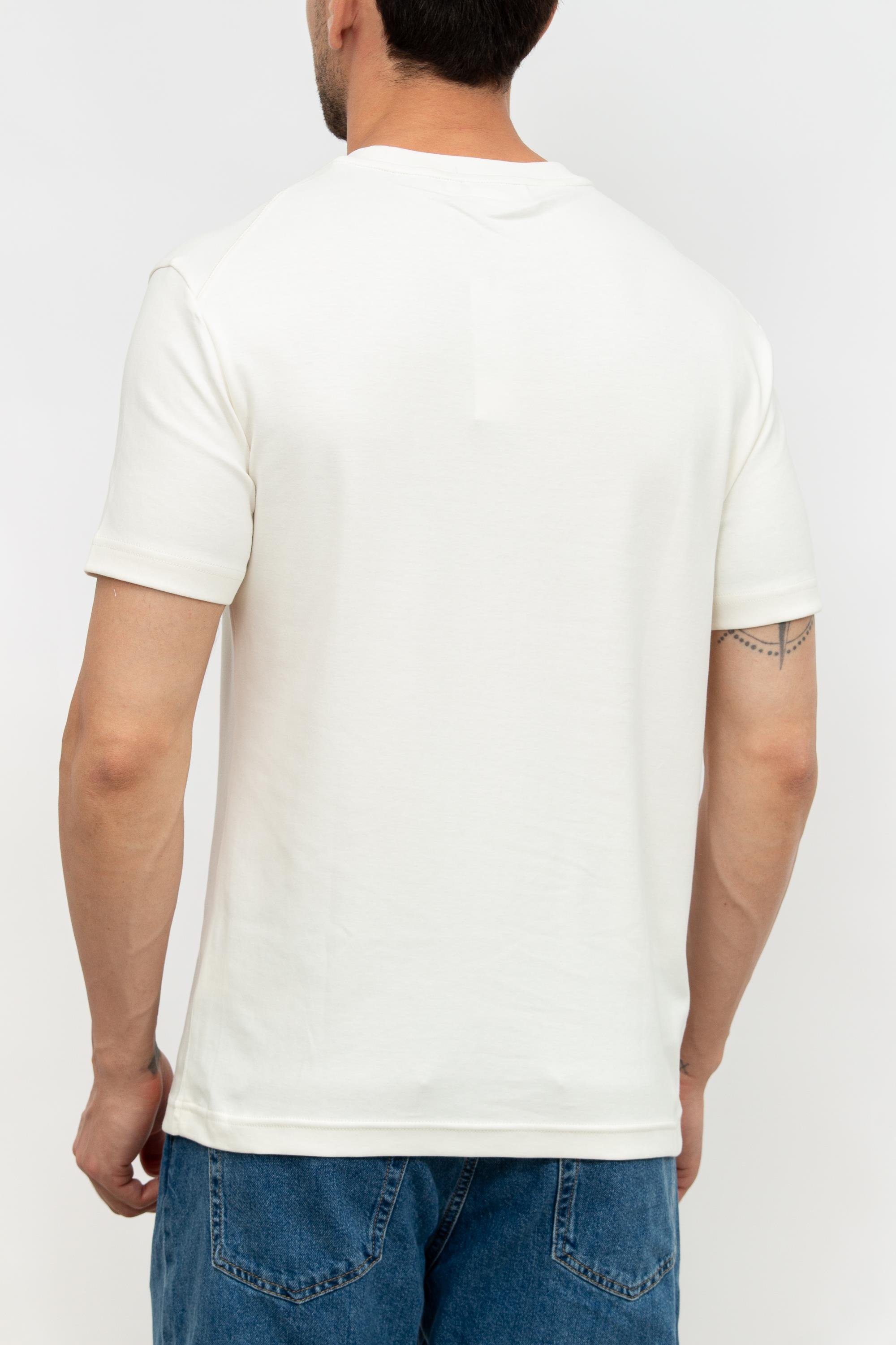 Calvin Klein Textured Embroidery Erkek Bisiklet Yaka T-Shirt