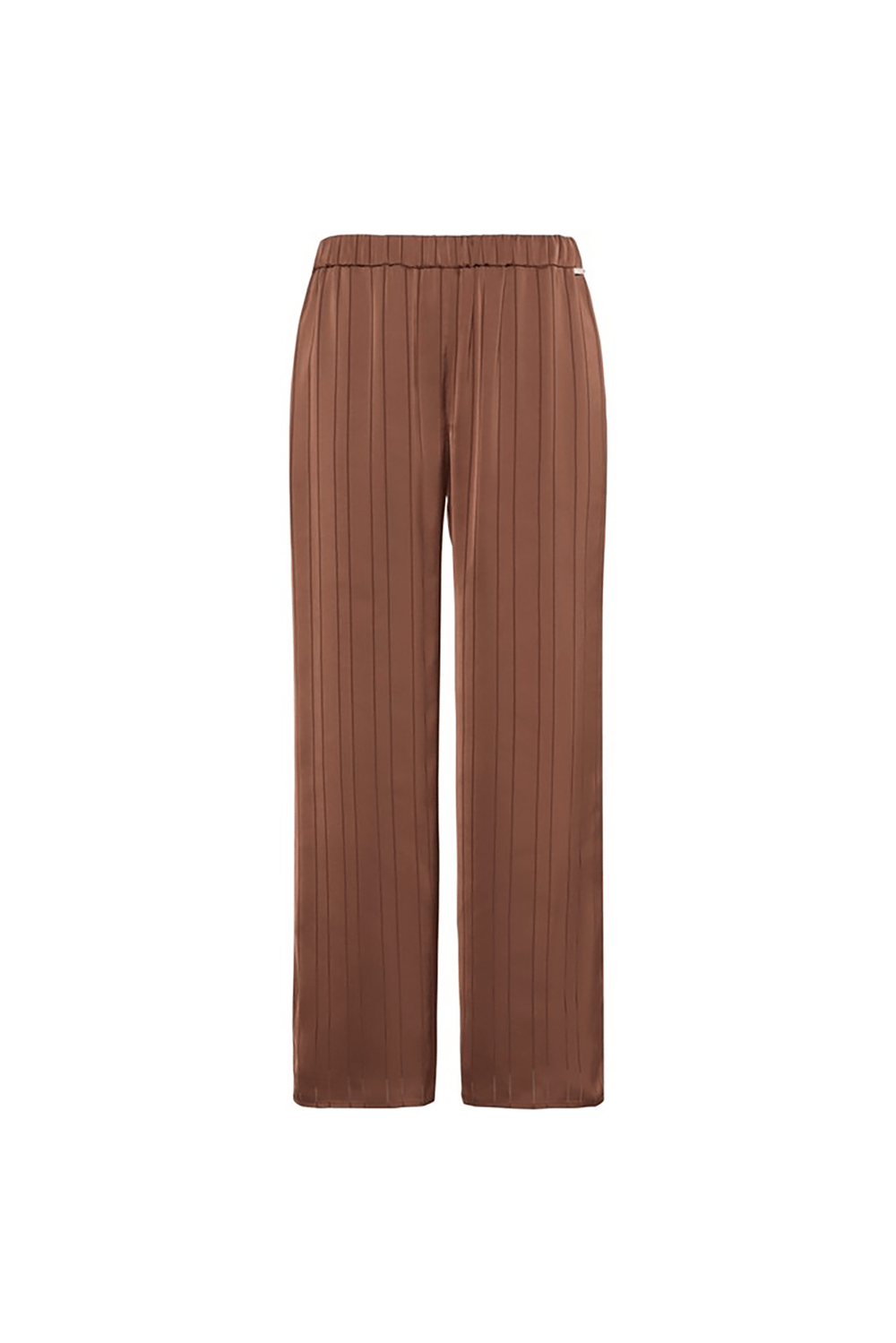 Calvin Klein Textured Stripe Wide Leg Pull On Kadın Pantolon