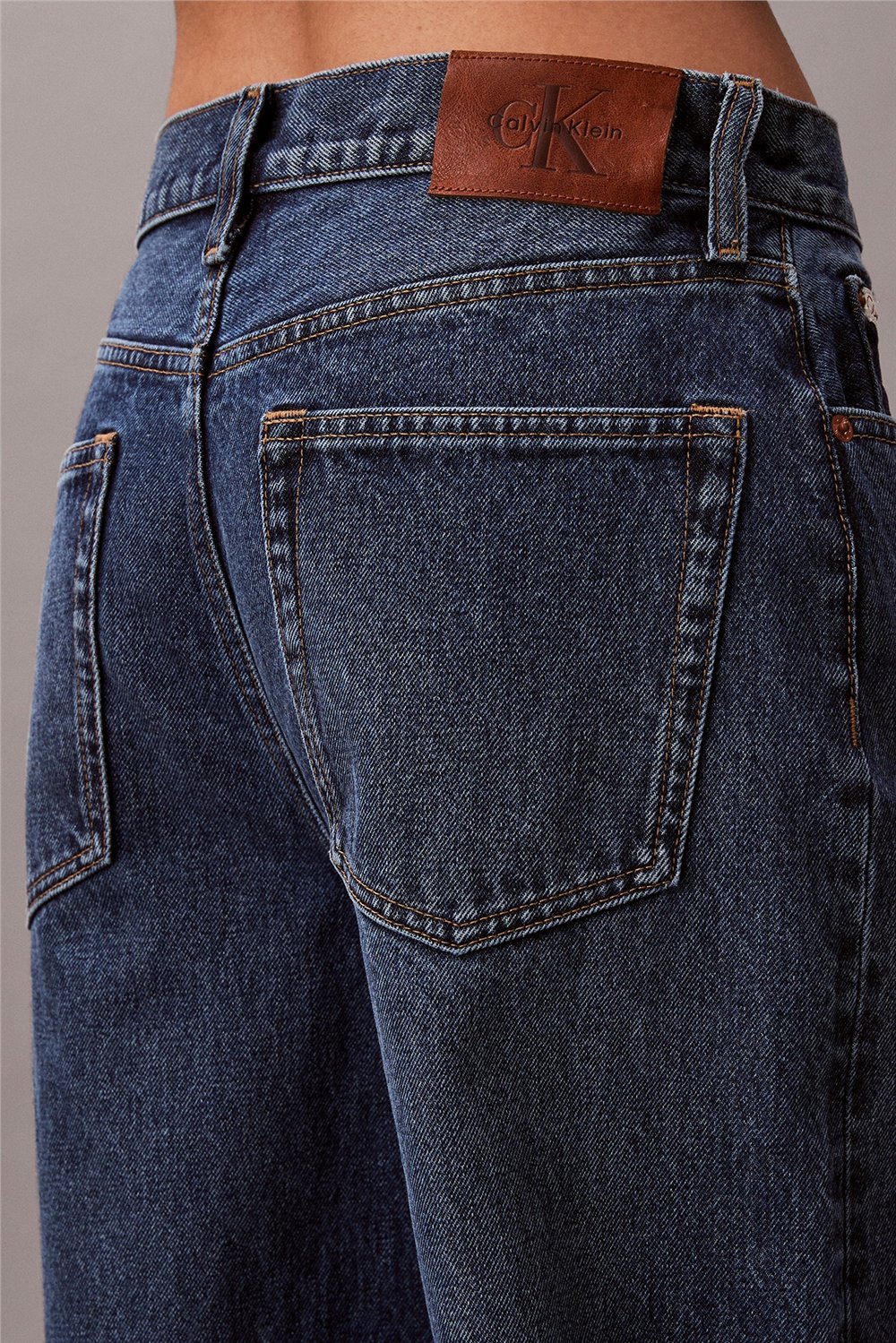 Calvin Klein The Wide Leg indigo Julius Kadın Jean Pantolon Mavi