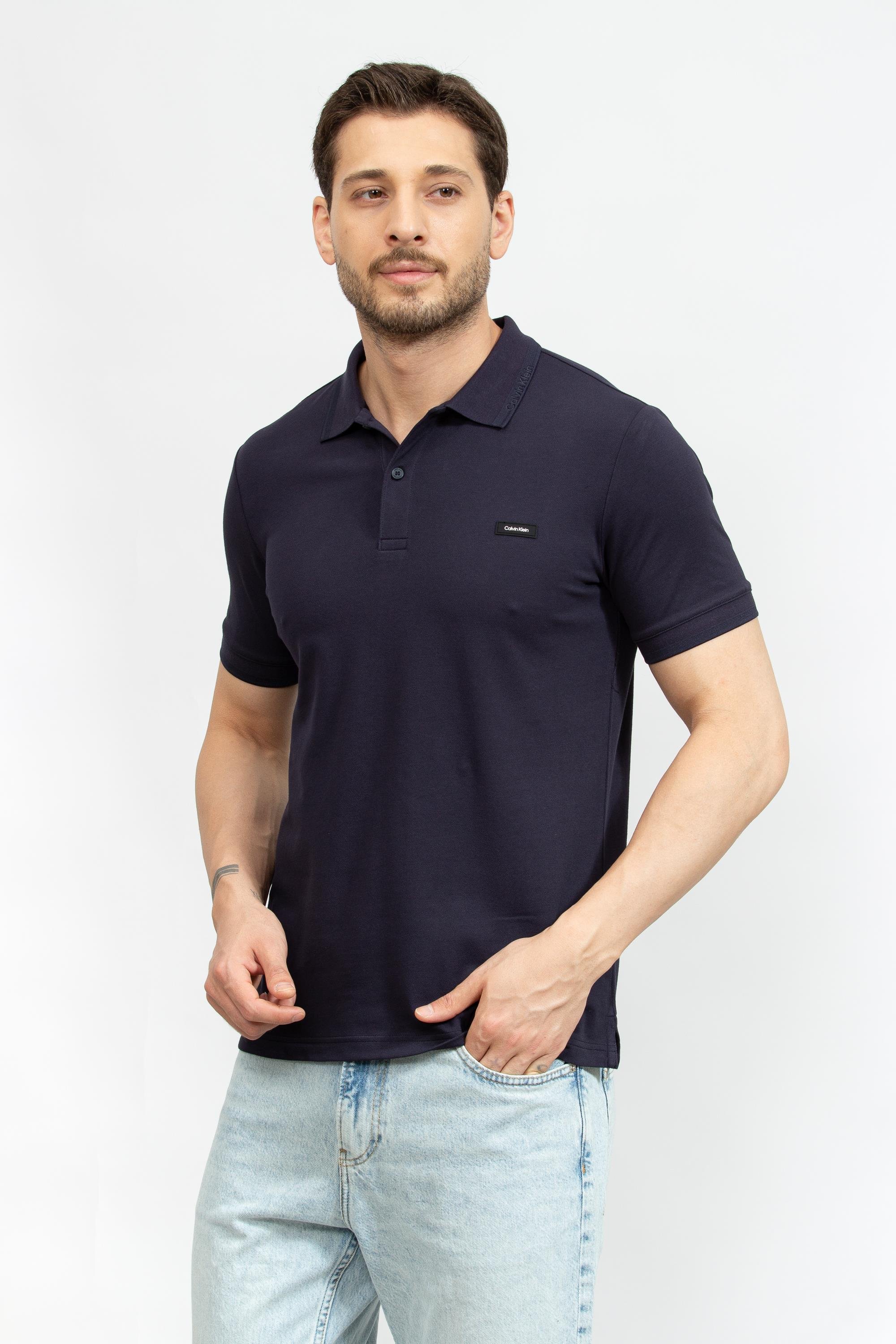 Calvin Klein Thermo Tech Pique Slim Erkek Polo Yaka T-Shirt