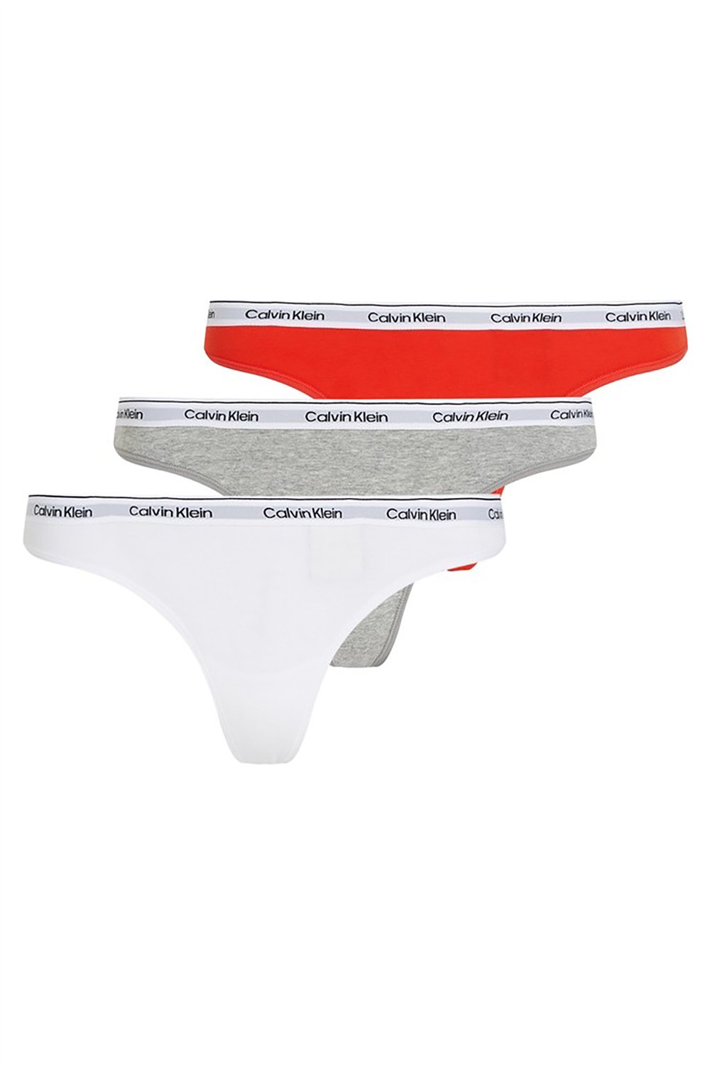 Calvin Klein Thong Kadın 3lü Külot Çok Renkli