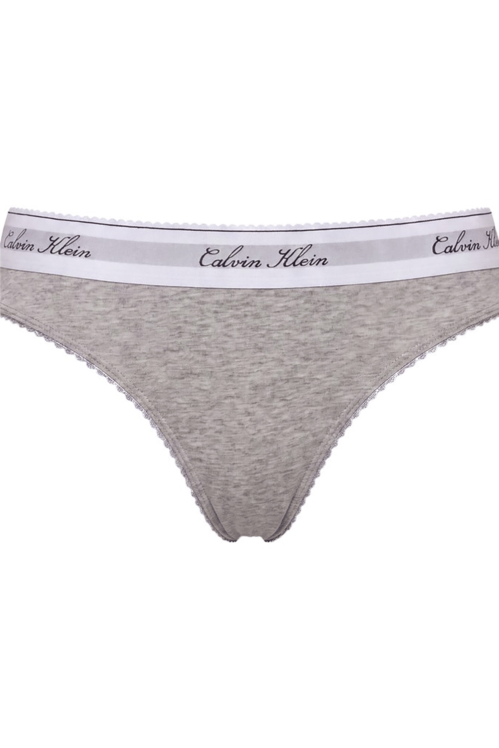 Calvin Klein Thong Kadın Külot Gri