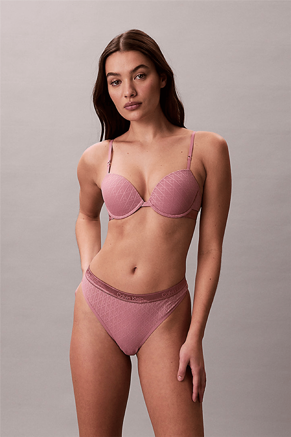 Calvin Klein Thong Kadın Külot Pembe