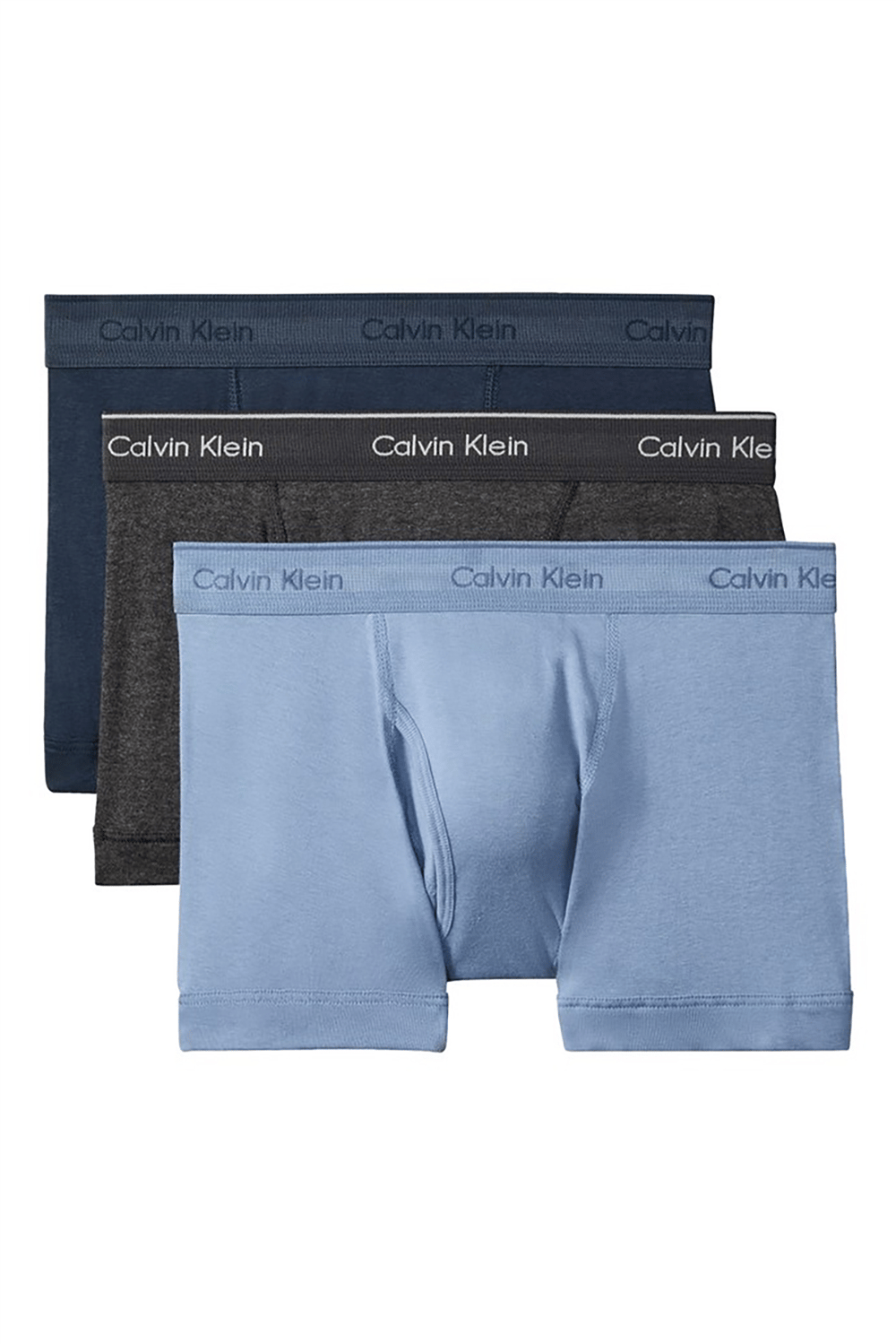 Calvin Klein Trunk 3 PK Erkek 3lü Boxer Mavi