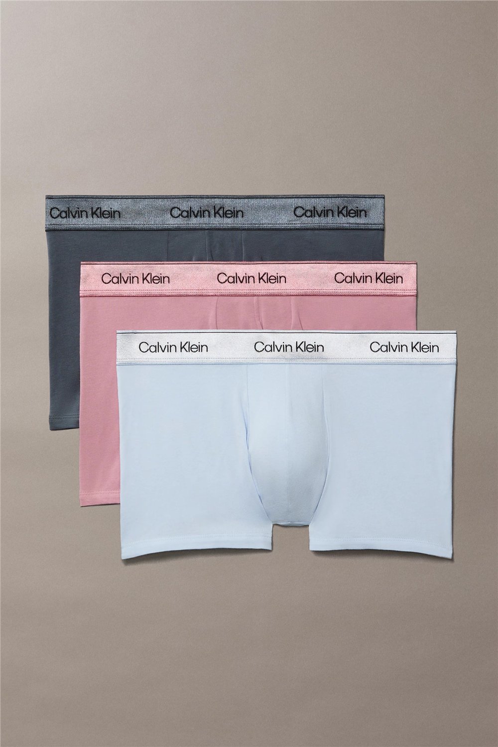 Calvin Klein Trunk 3Pk Erkek 3lü Boxer Pembe