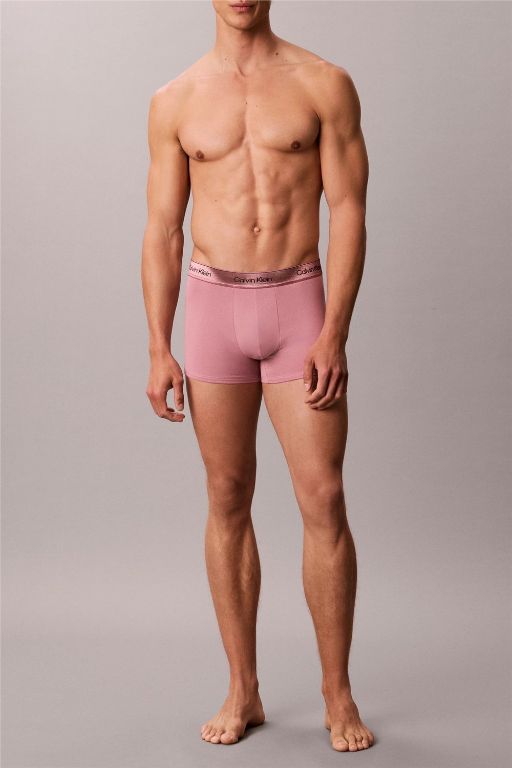 Calvin Klein Trunk 3Pk Erkek 3lü Boxer Pembe