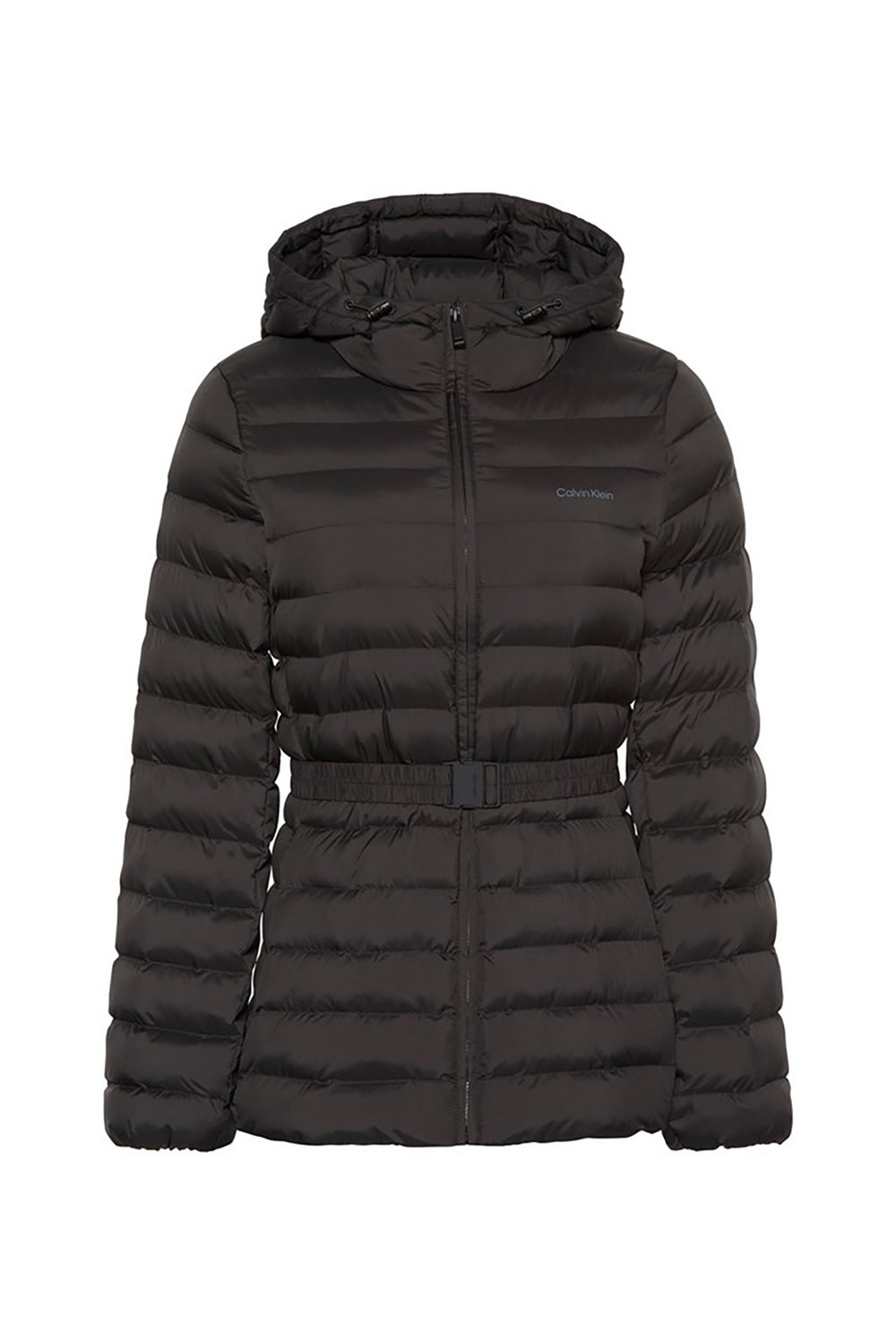 Calvin Klein Ulw Belted Puffer Jacket Kadın Şişme Mont Siyah