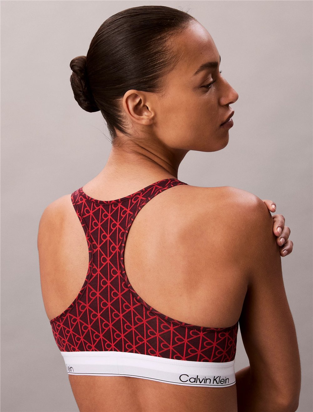 Calvin Klein Unlined Bralette Kadın Sütyen Mor