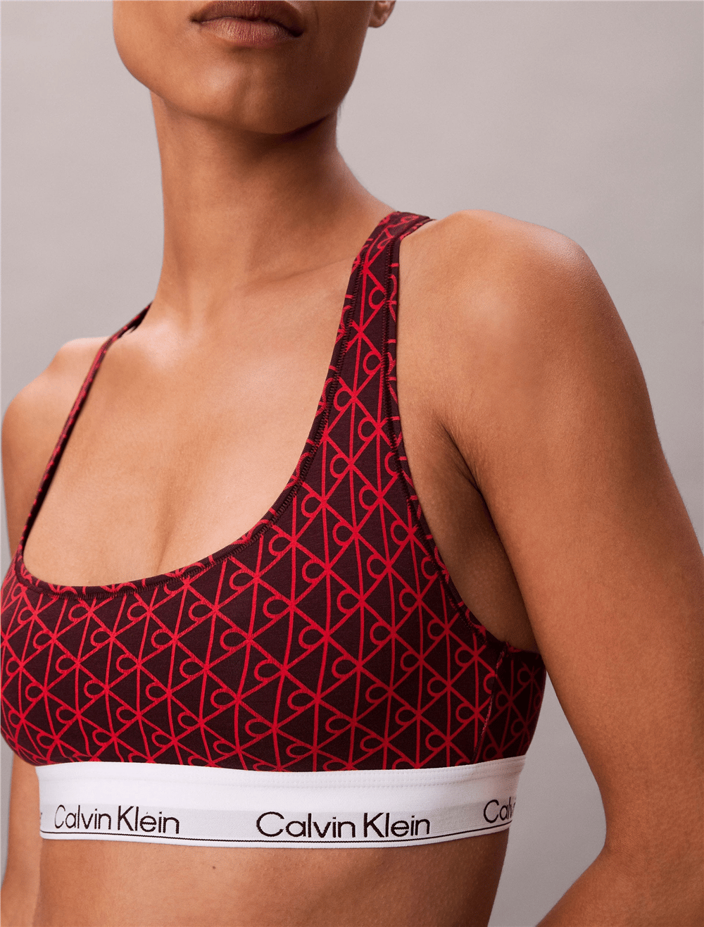 Calvin Klein Unlined Bralette Kadın Sütyen Mor
