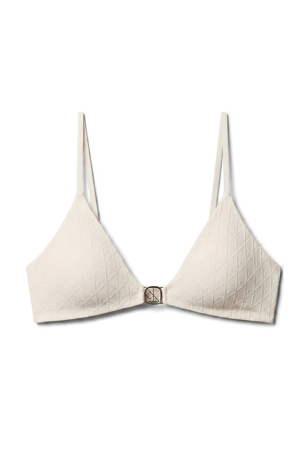 Calvin Klein Unlined Triangle Kadın Sütyen Beyaz