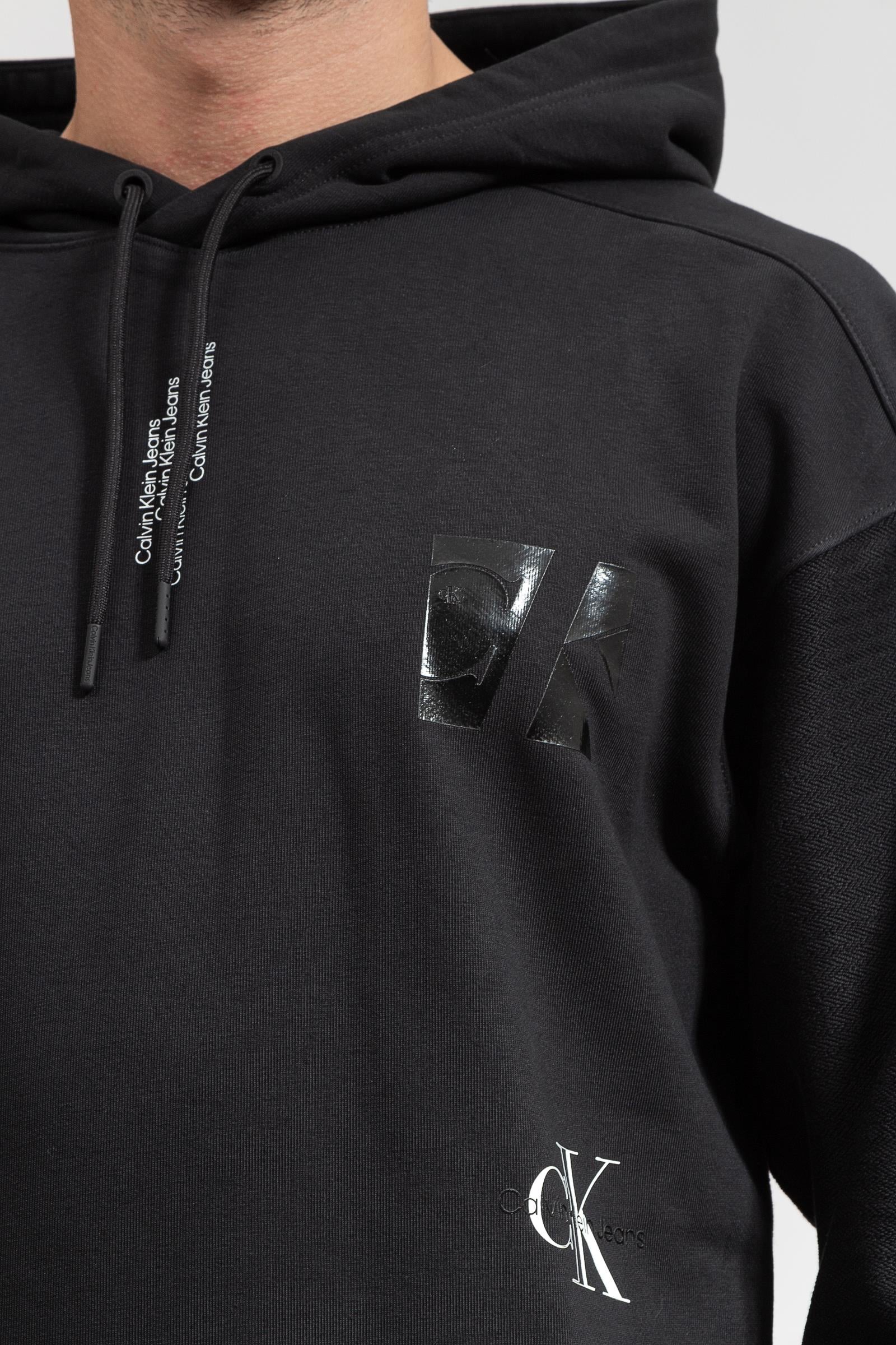 Calvin Klein Urban Multi Graphic Hoodie Erkek Kapüşonlu Sweatshirt