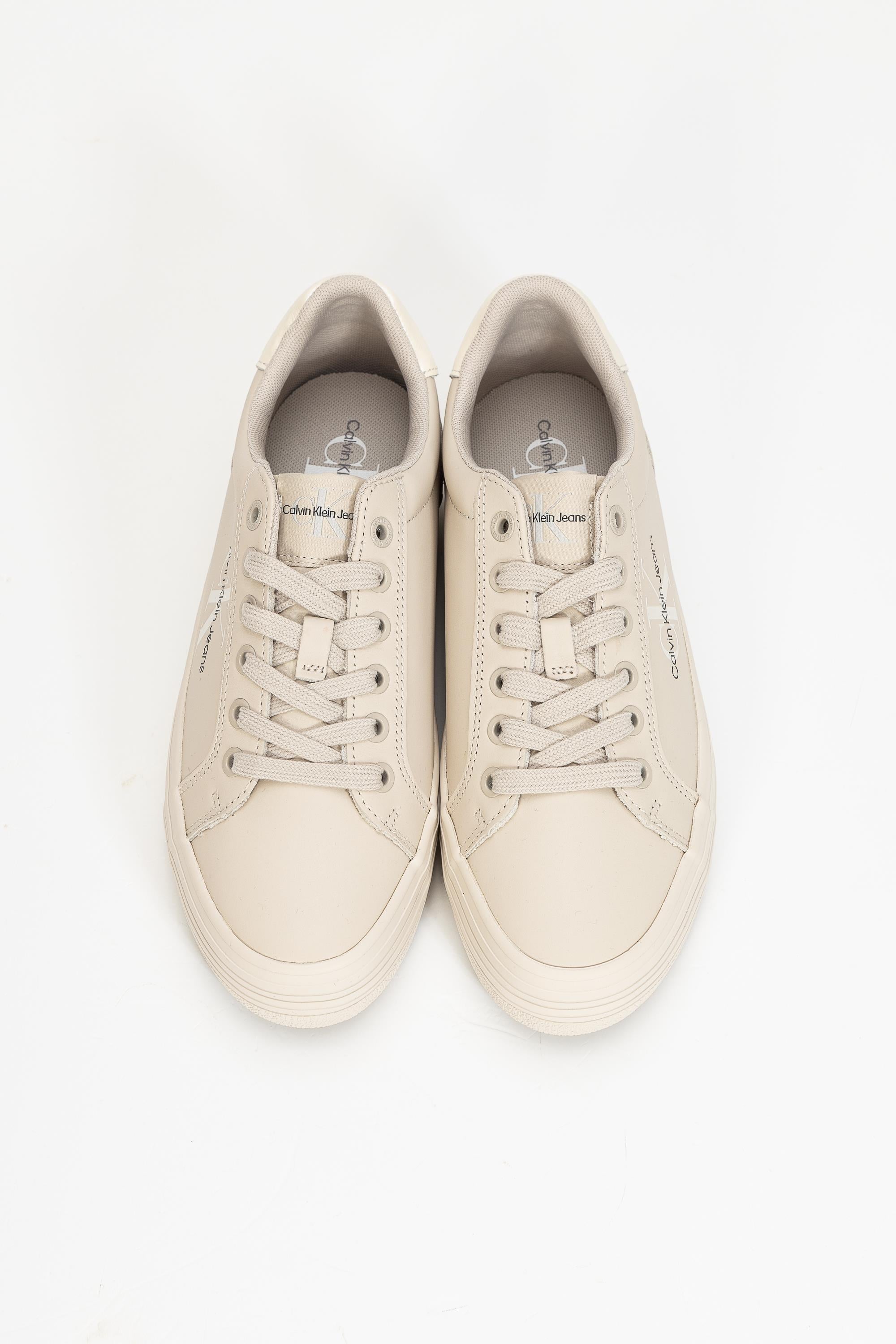 Calvin Klein Vulc Flatform Laceup Lth Pearl Kadın Sneaker