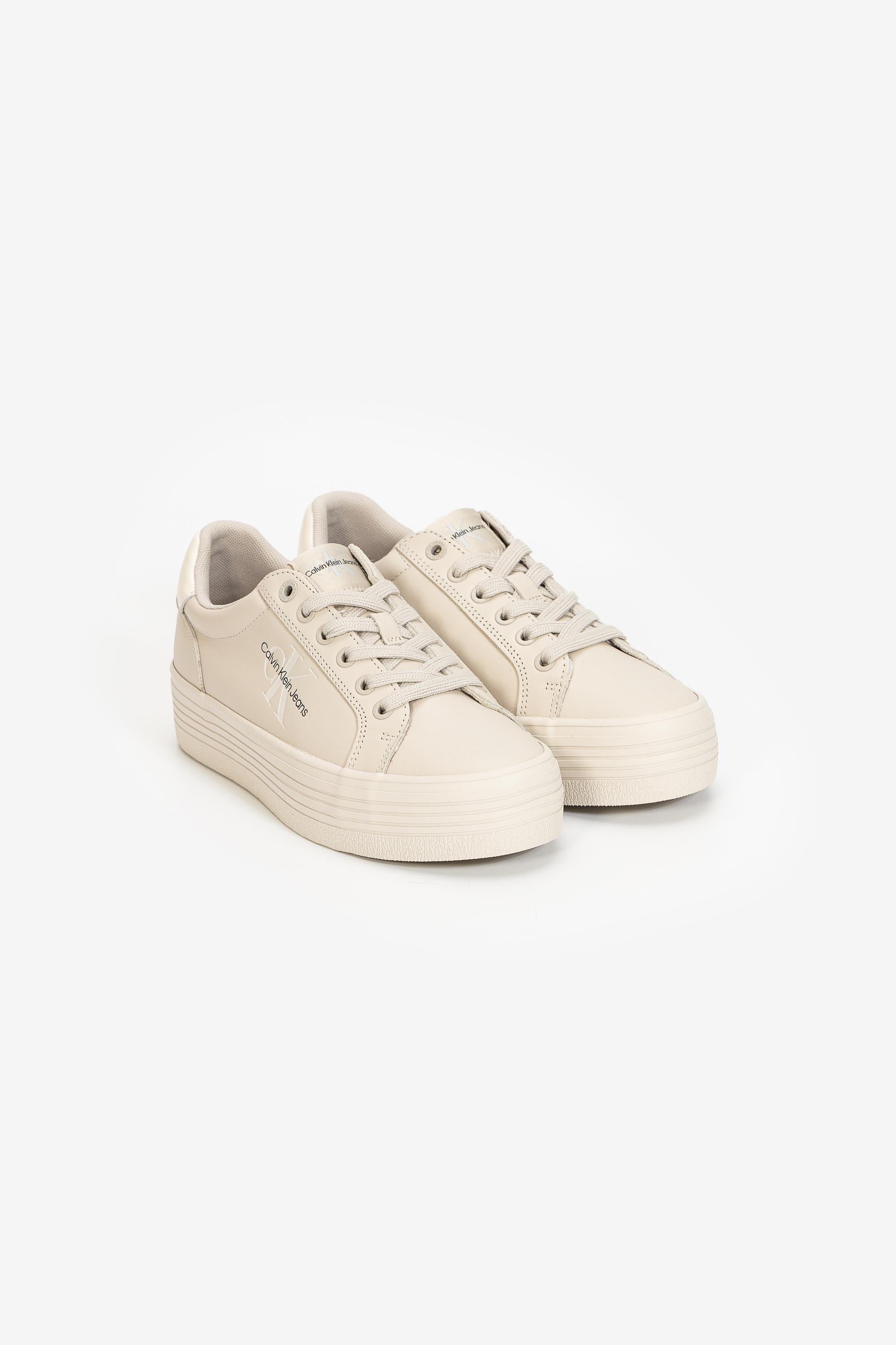 Calvin Klein Vulc Flatform Laceup Lth Pearl Kadın Sneaker