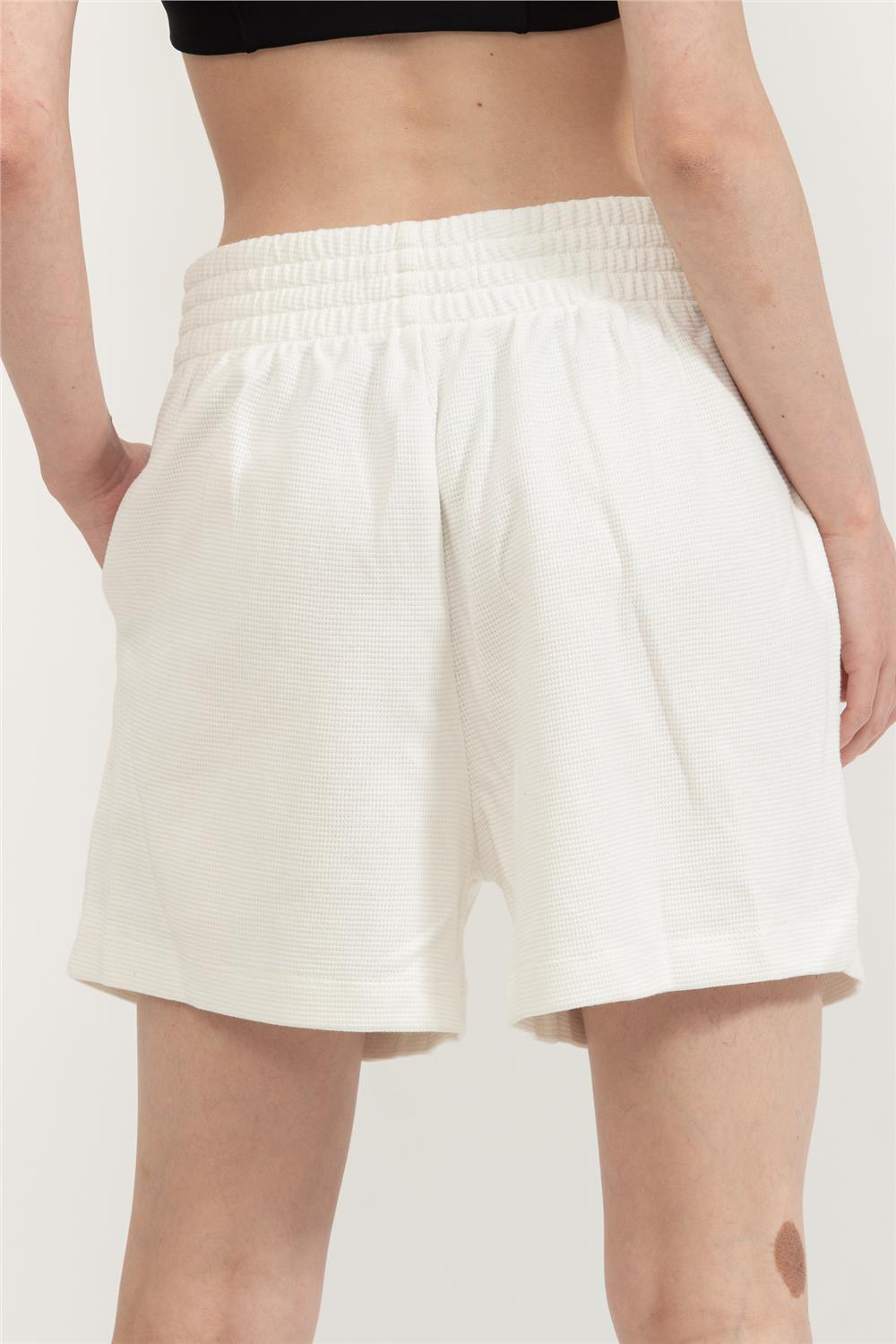 Calvin Klein Waffle Loose Kadın Bermuda Şort