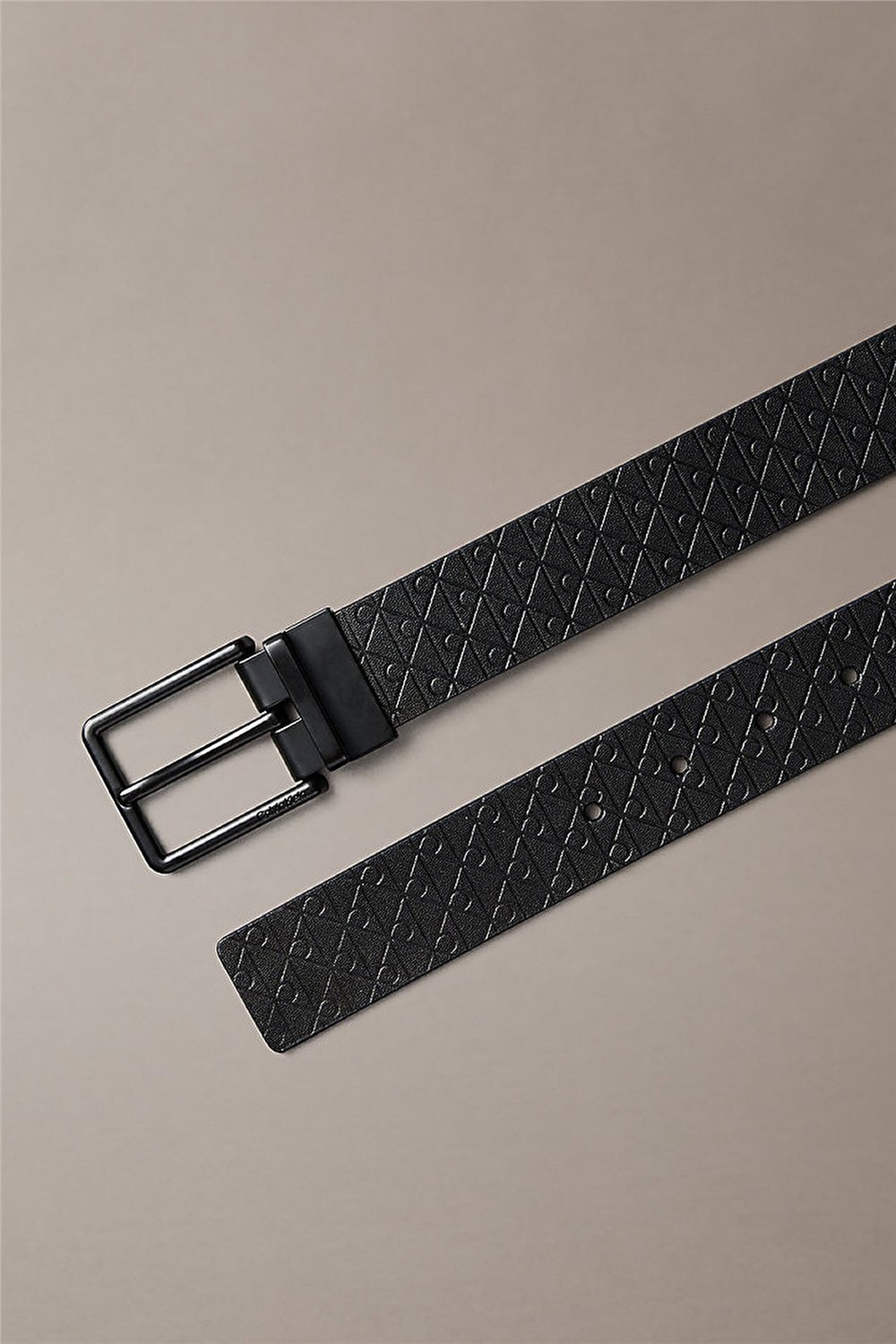 Calvin Klein Warmth Buckle Smooth 35Mm Adj/Re Erkek Kemer Siyah