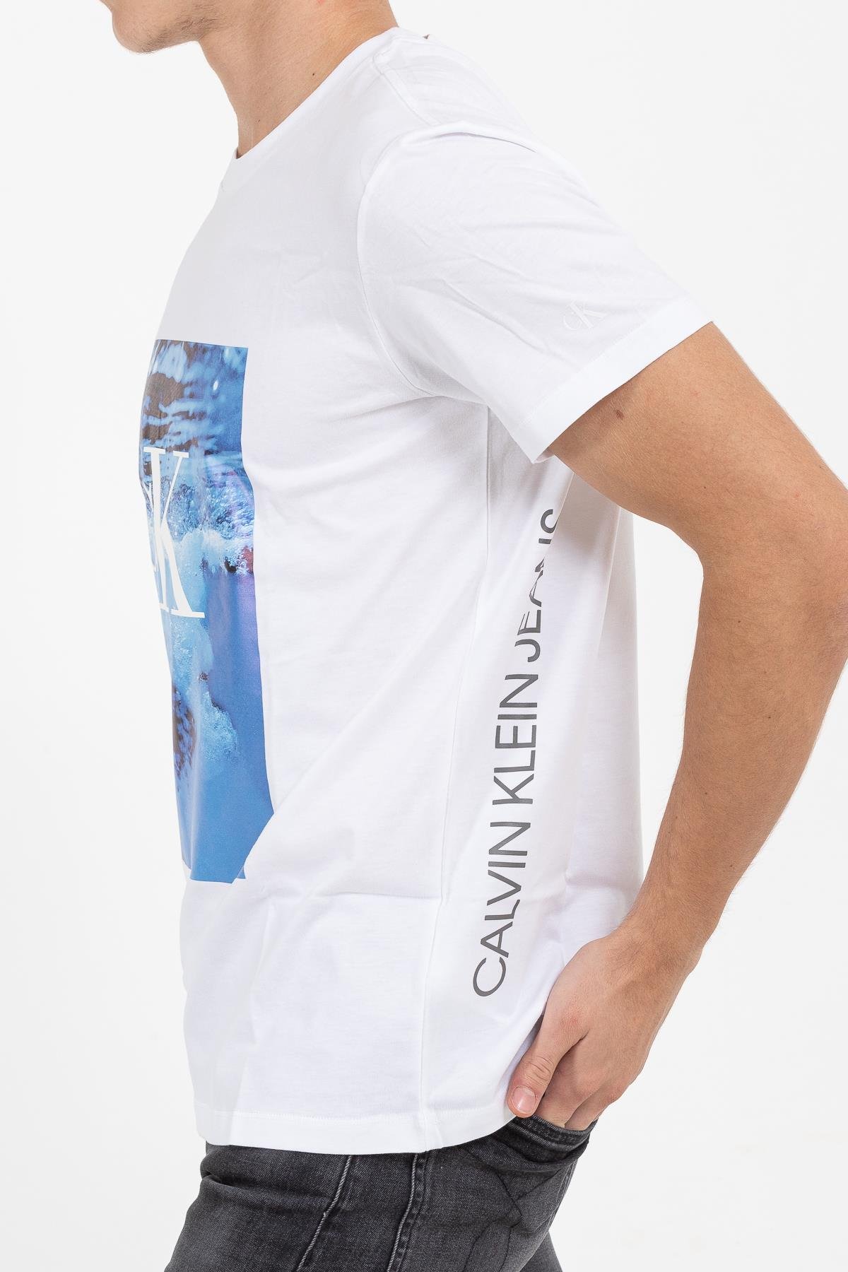 Calvin Klein Wave Photoprint Erkek T-Shirt