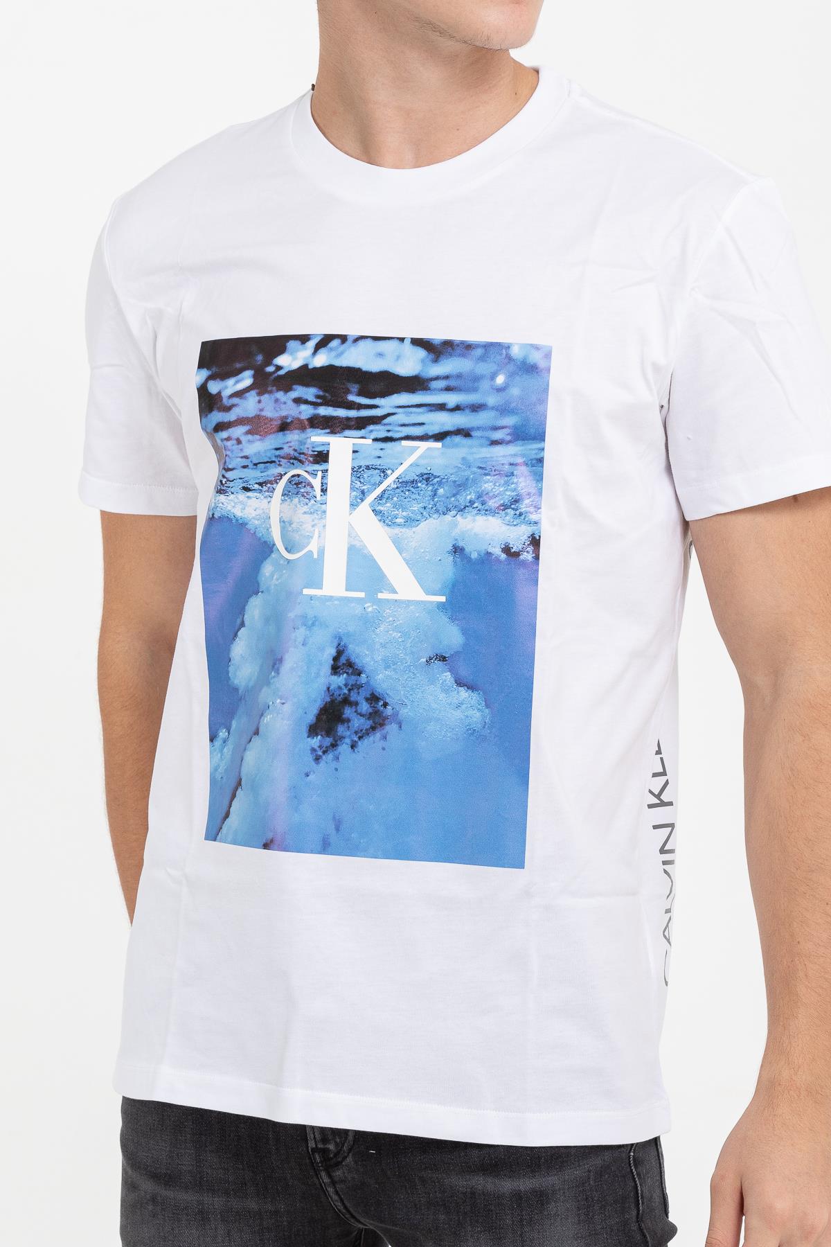 Calvin Klein Wave Photoprint Erkek T-Shirt