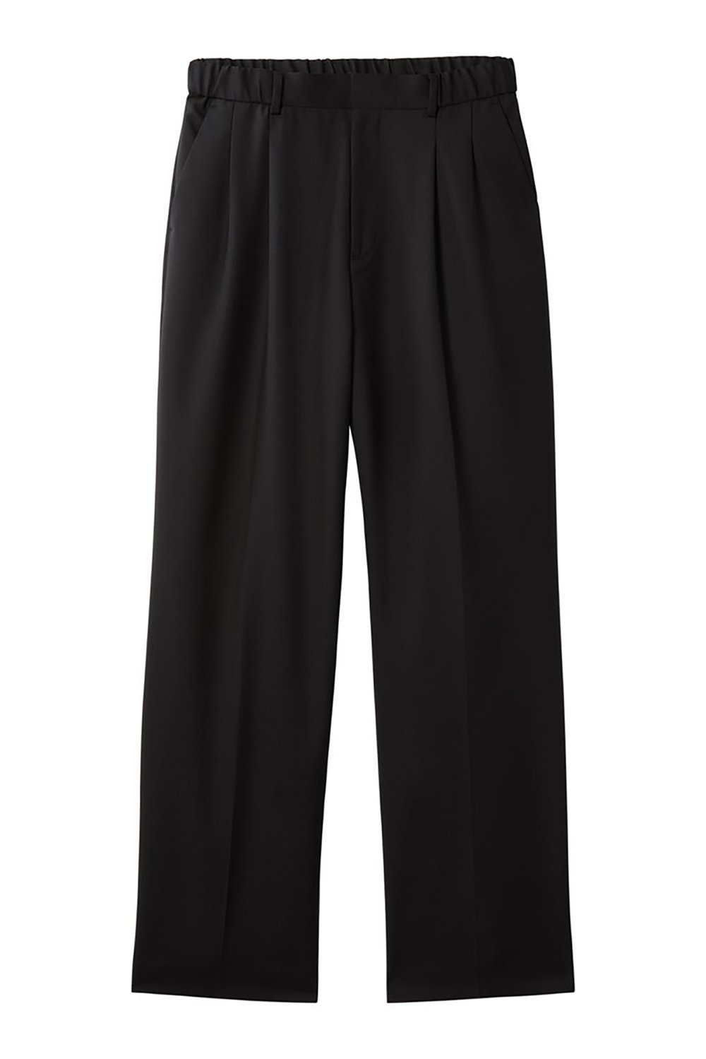 Calvin Klein Wide Viscose Blend Half Elastic Erkek Pantolon Siyah