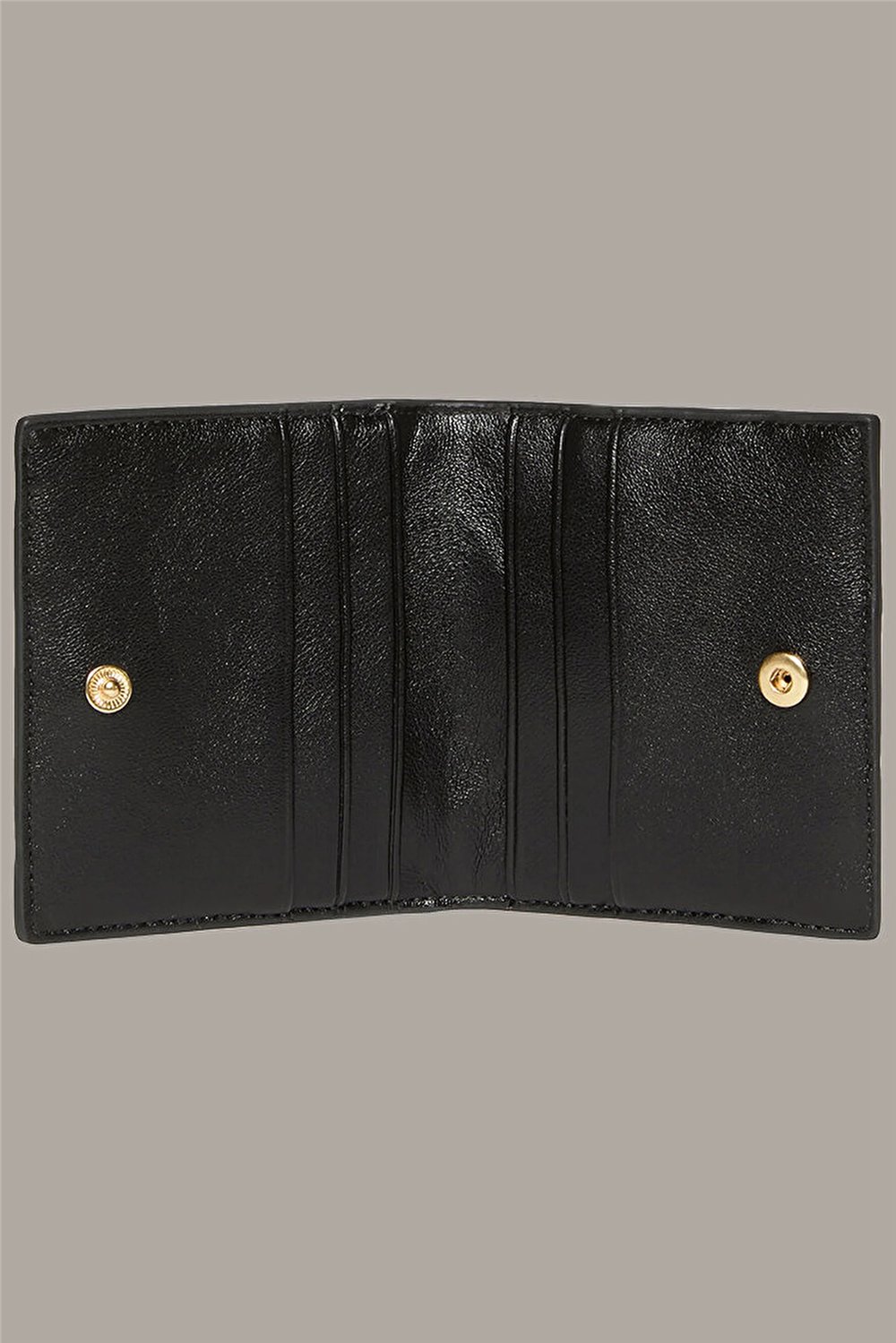 Calvin Klein Woven Flap Card Case Kadın Kartlık Siyah