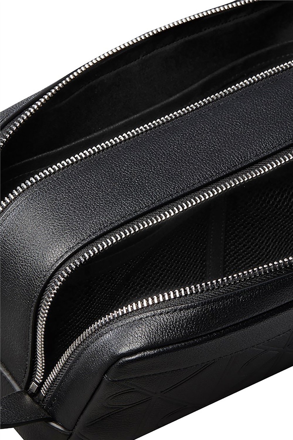 Calvin Klein Xl Emblem Aop Embo﻿Ss Dopp Kit Erkek El Çantası Siyah