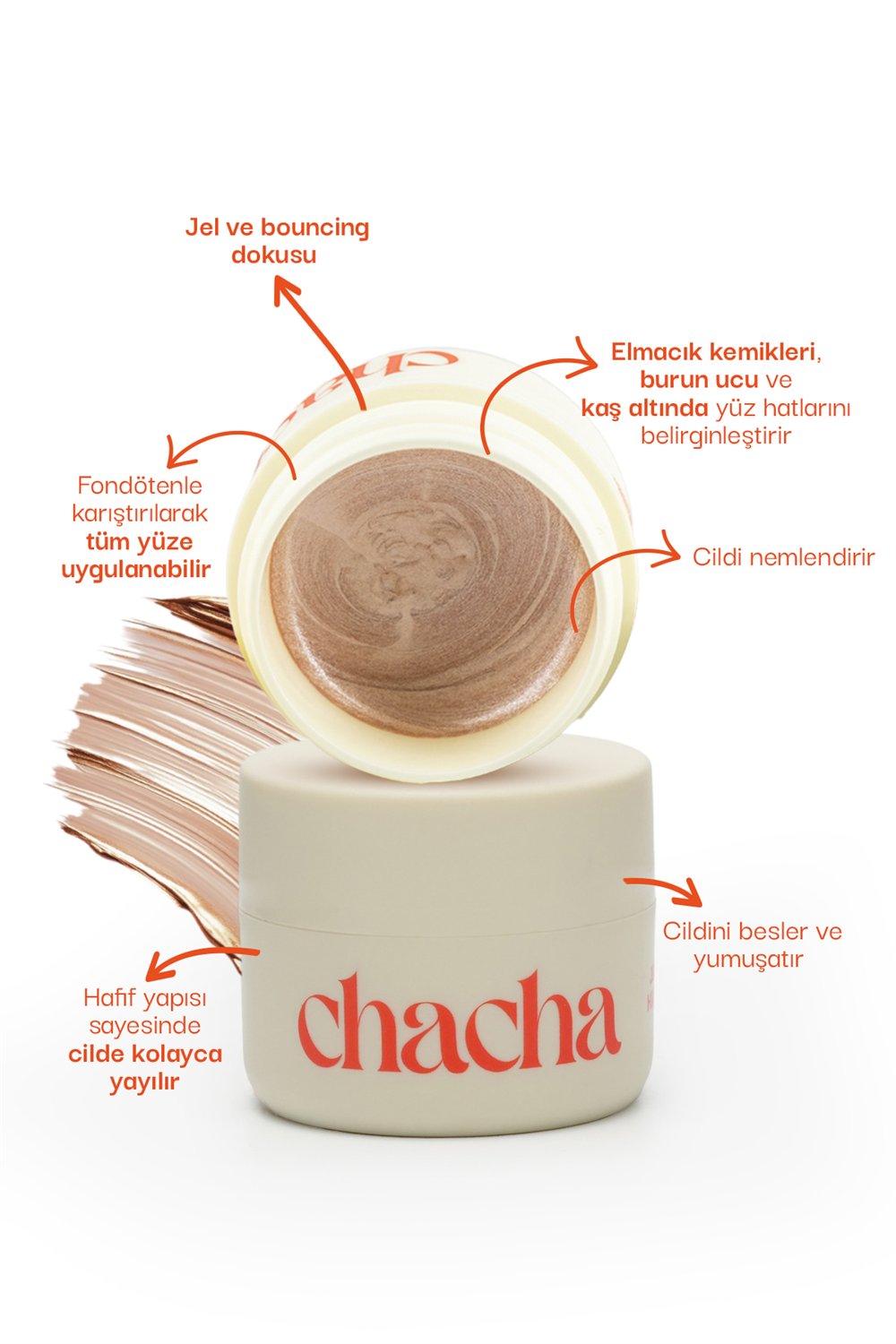 chacha Jel Aydınlatıcı Çok Renkli