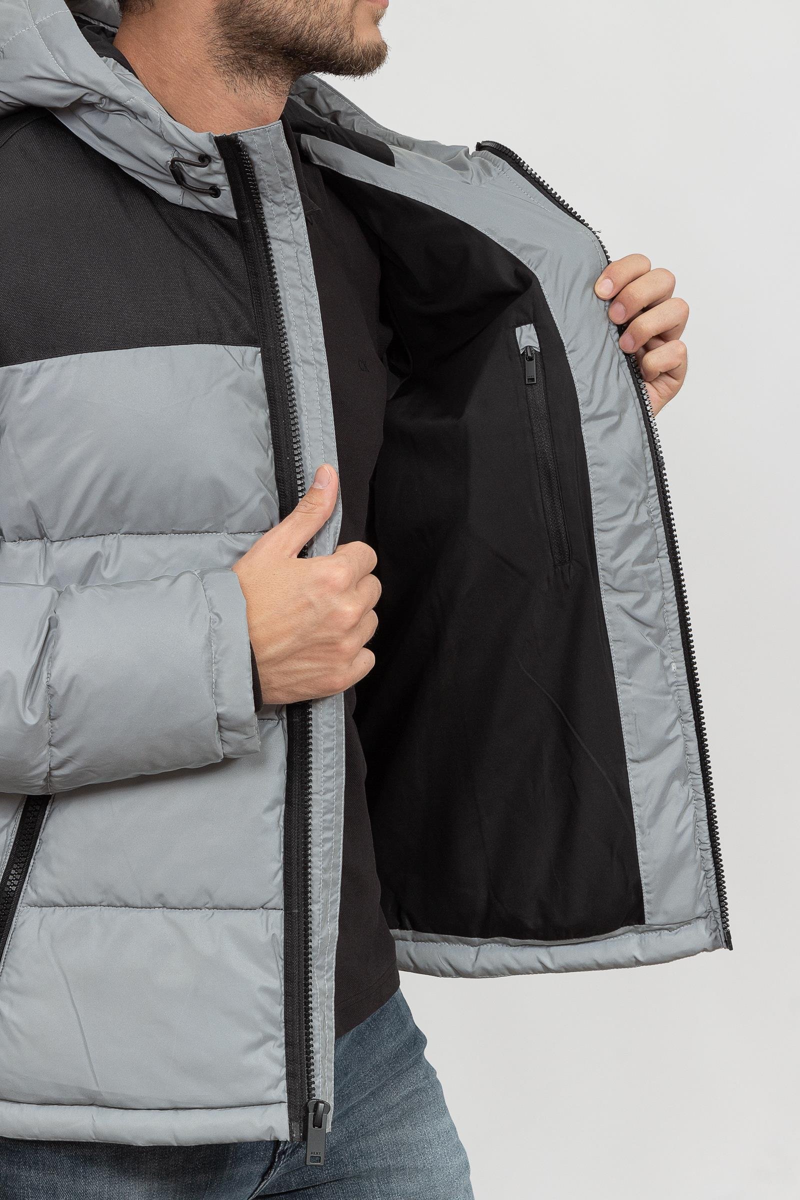 DKNY Ac Mxdmdia Hood Pufr Erkek Mont
