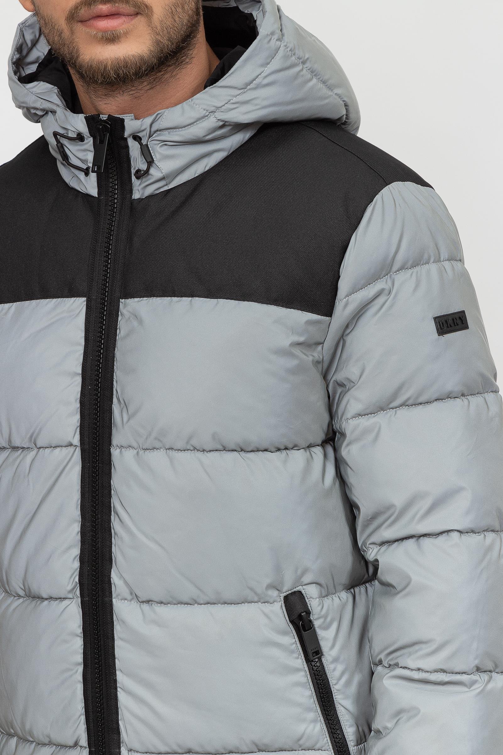 DKNY Ac Mxdmdia Hood Pufr Erkek Mont