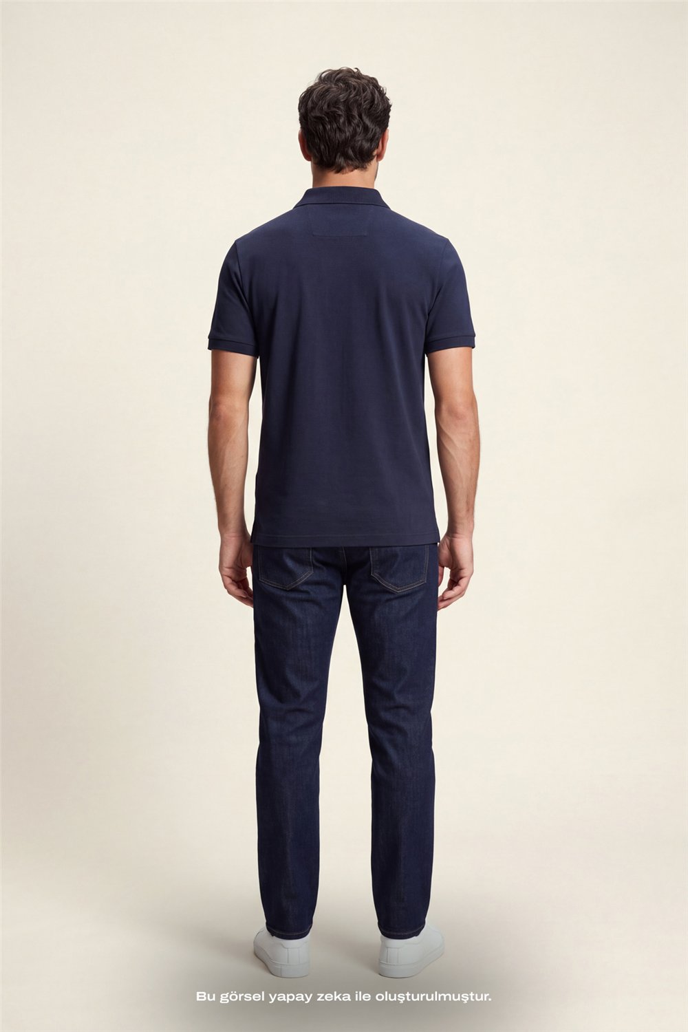 DKNY Binding Polo Erkek Polo Yaka T-Shirt Lacivert