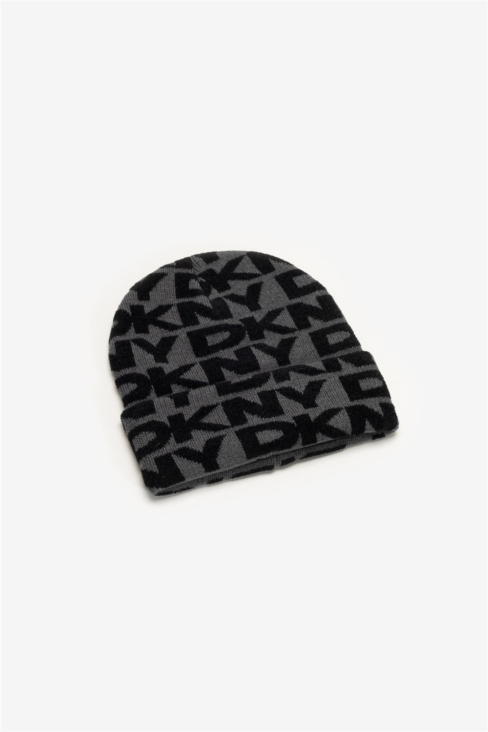 DKNY Chenille Logo Beanie Kadın Bere