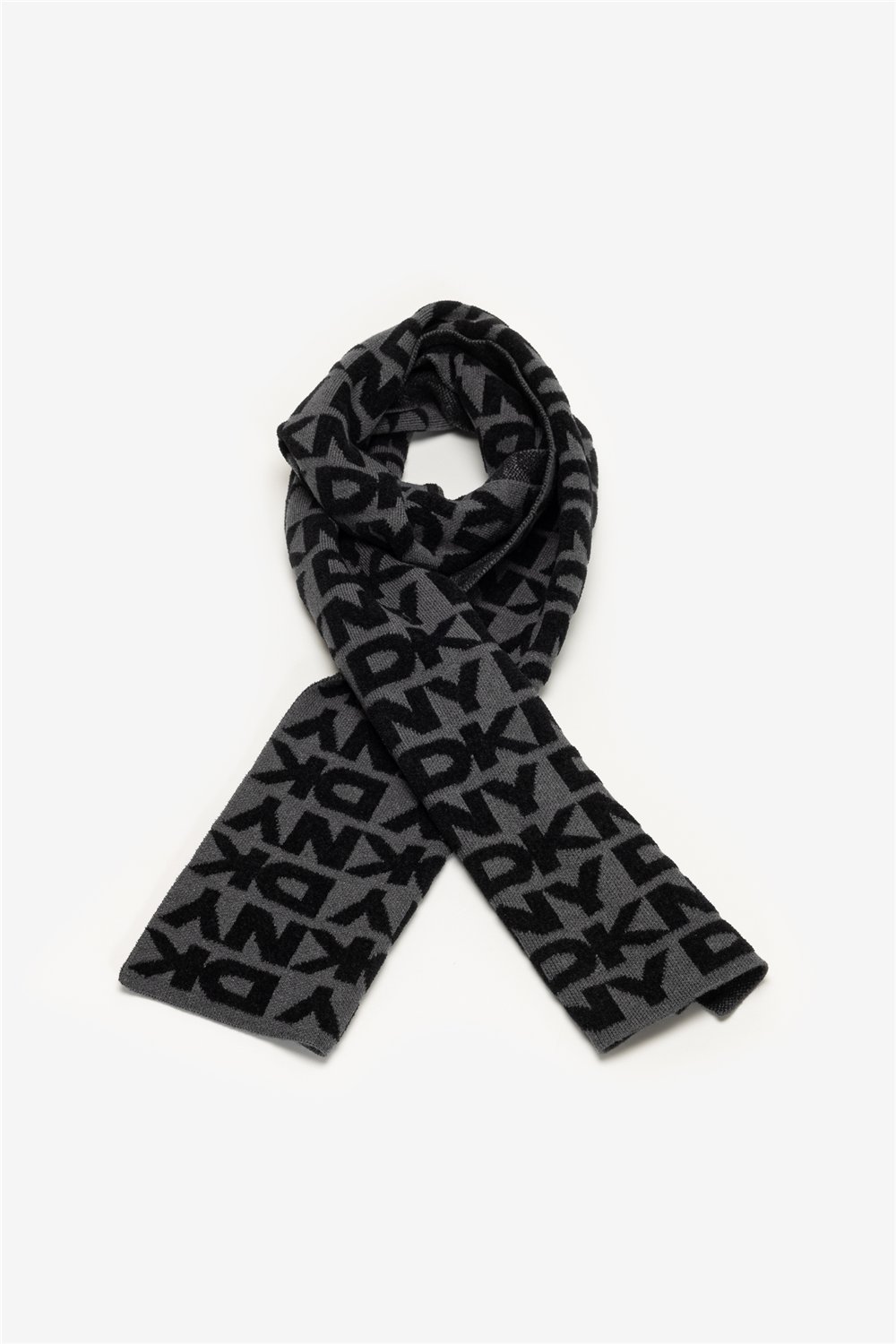 DKNY Chenille Logo Scarf Kadın Atkı