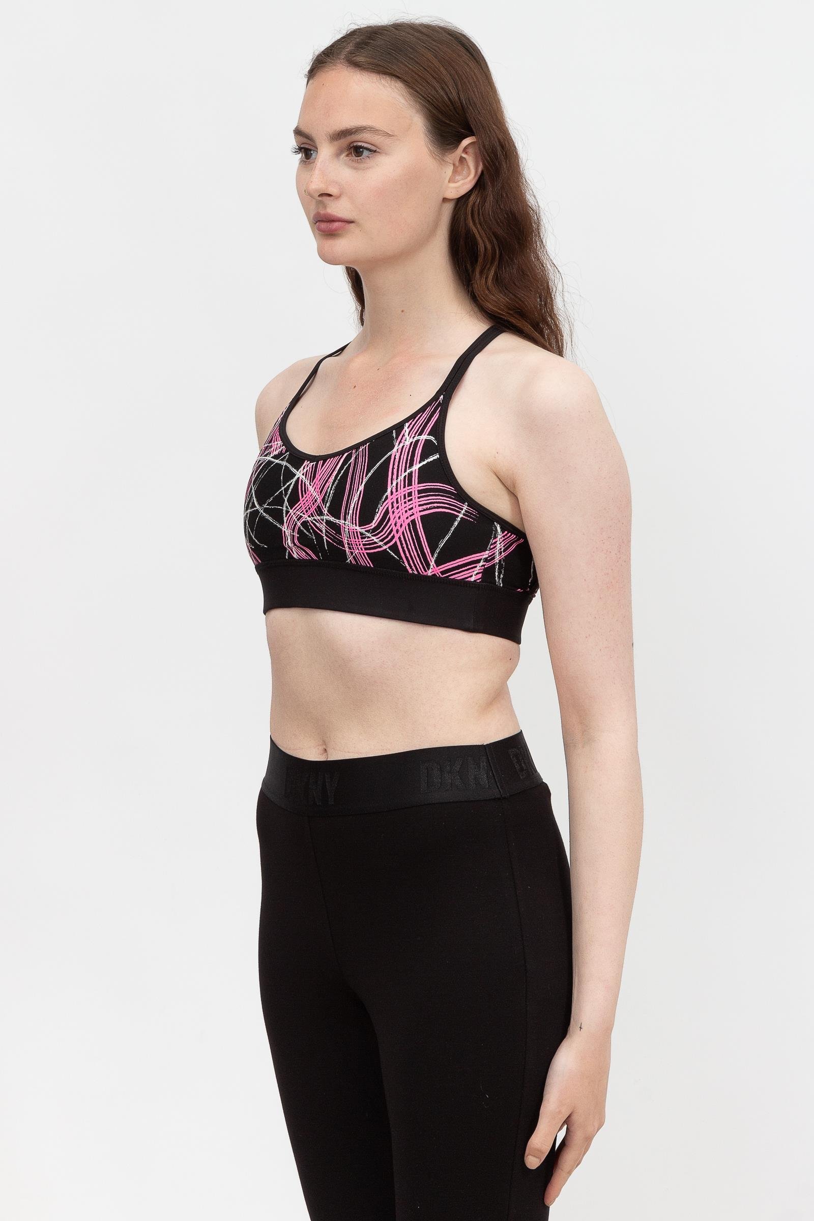 DKNY Electric Shock Print Kadın Sporcu Sütyen