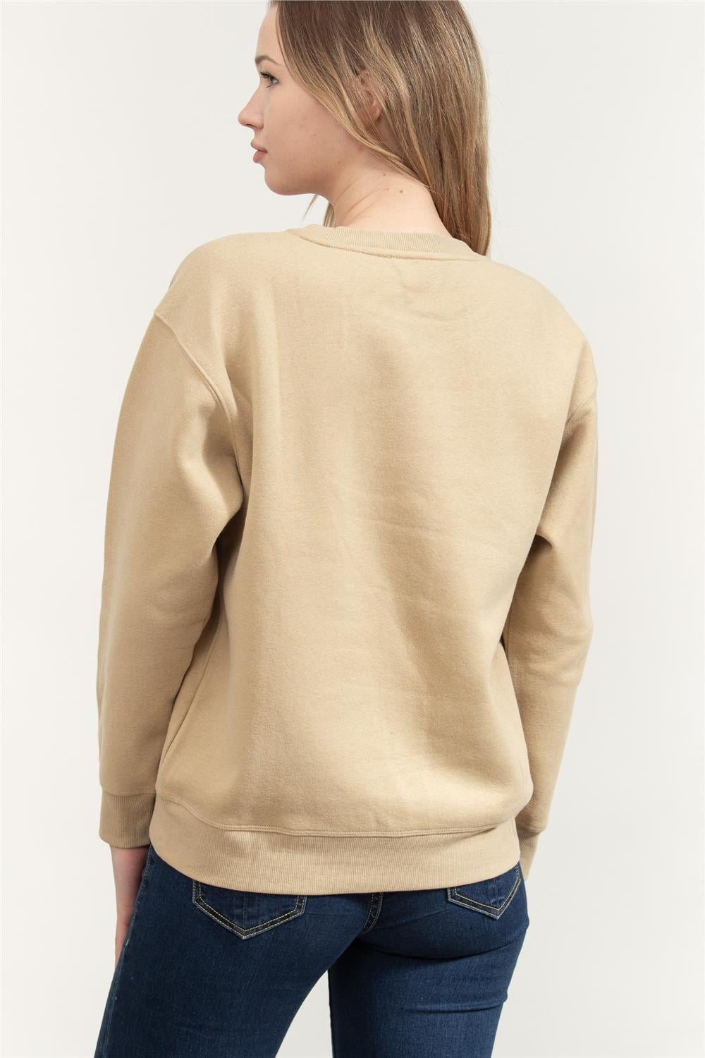 DKNY Kadın Bisiklet Yaka Sweatshirt