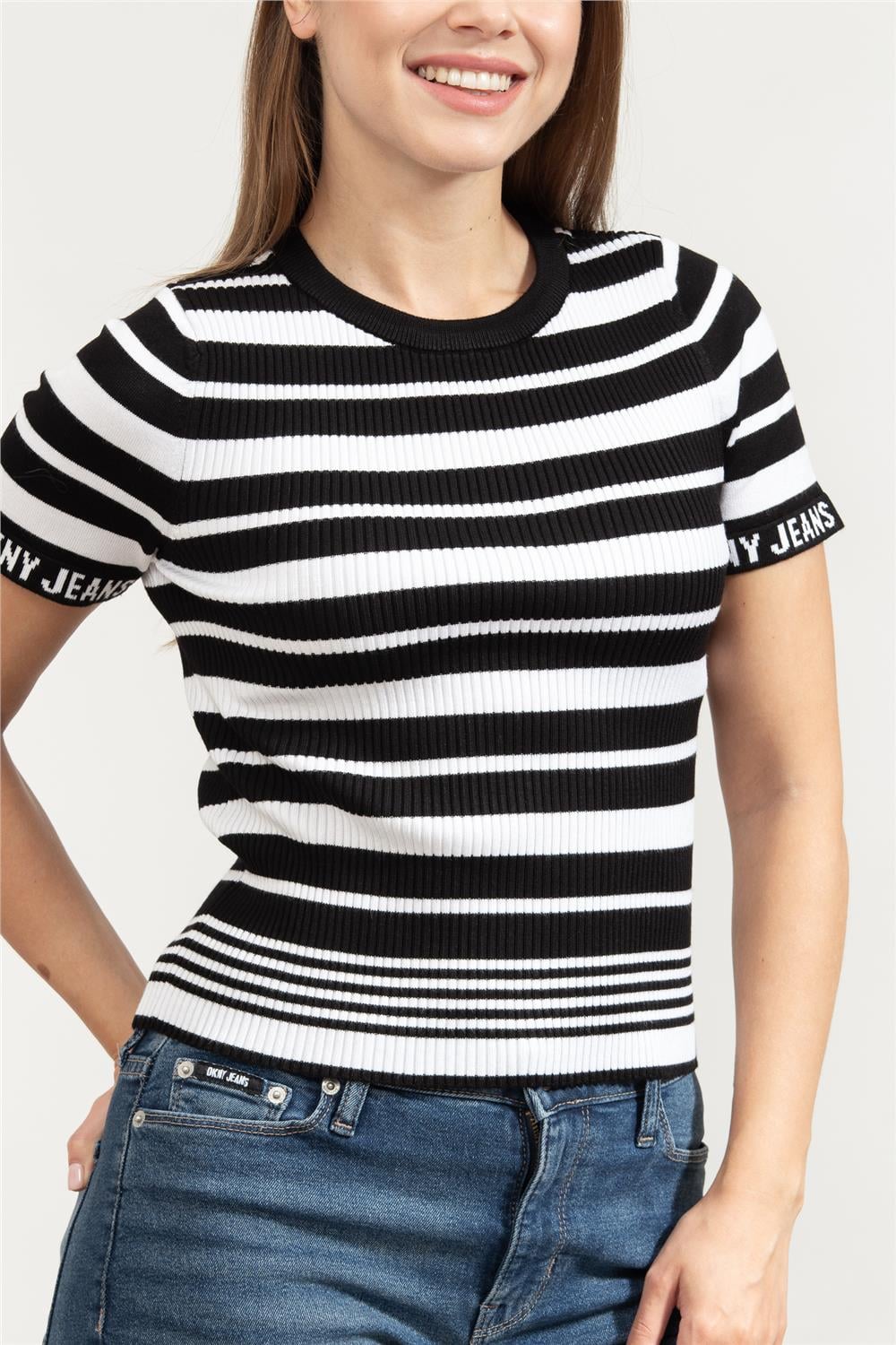DKNY Kadın Bisiklet Yaka Sweatshirt