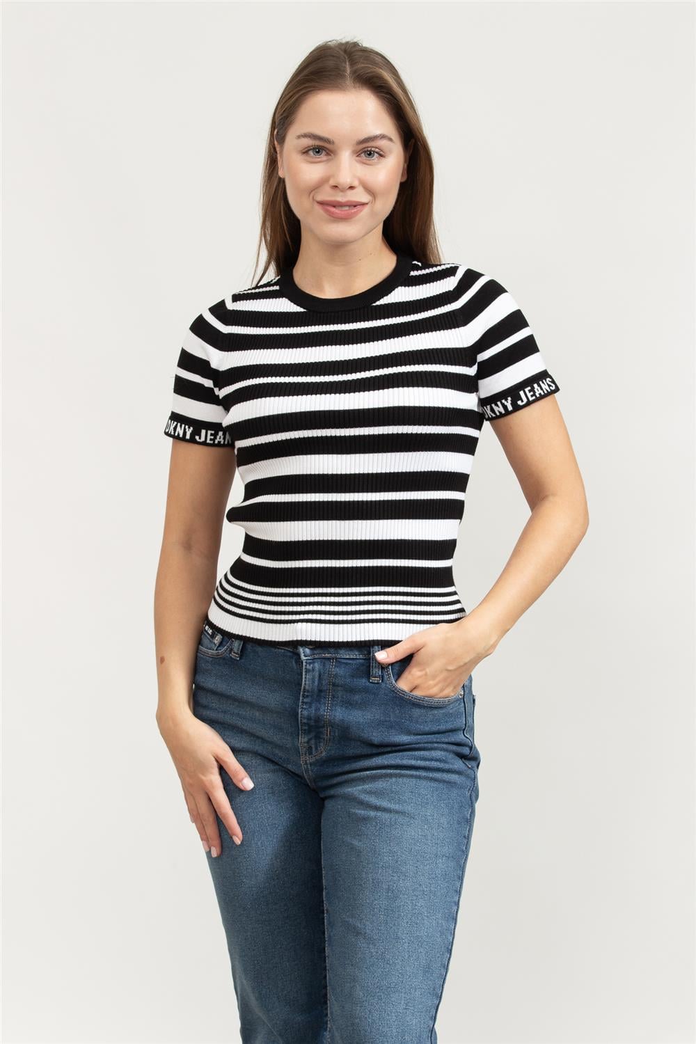 DKNY Kadın Bisiklet Yaka Sweatshirt