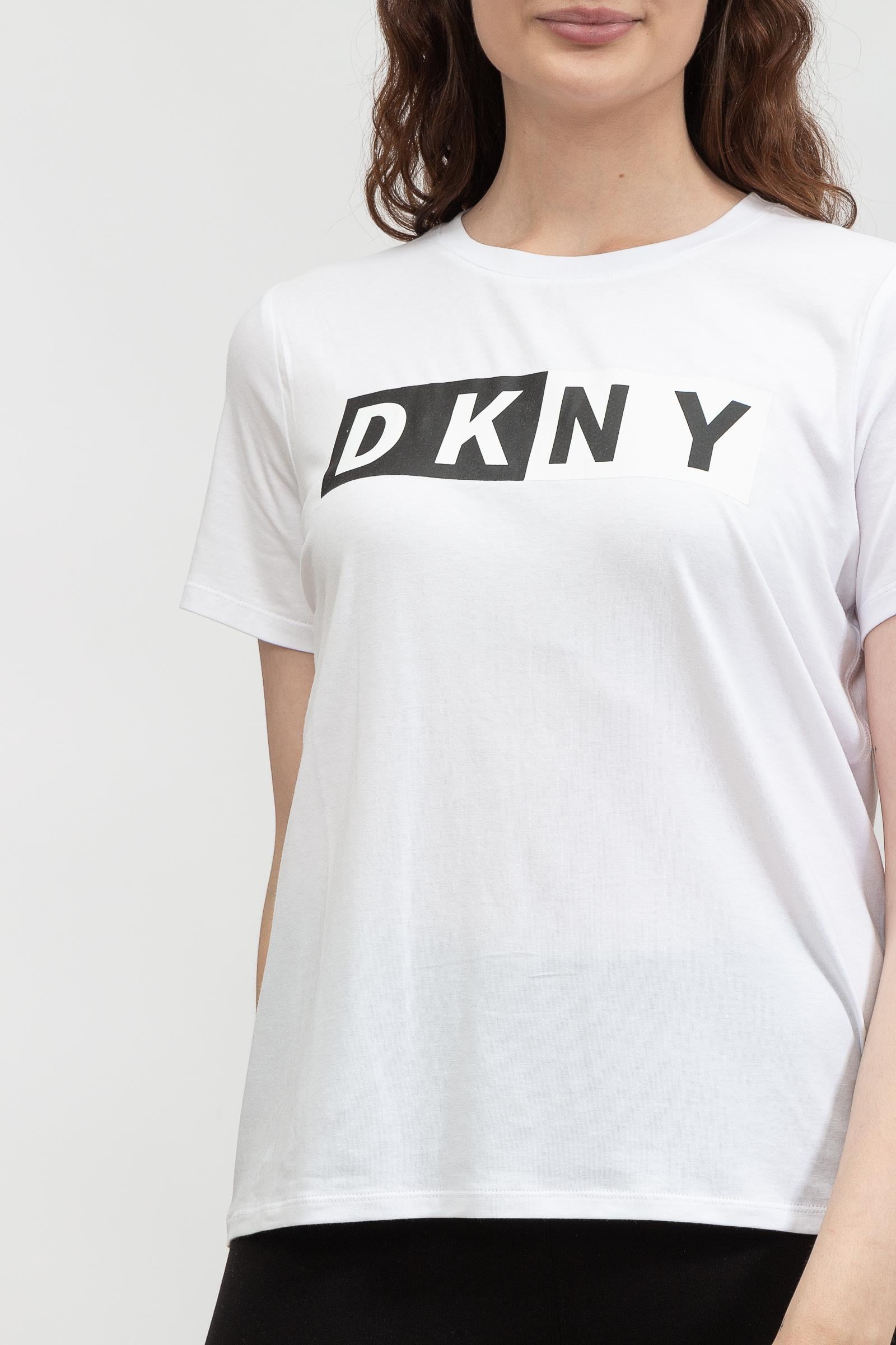 DKNY Kadın Bisiklet Yaka T-Shirt