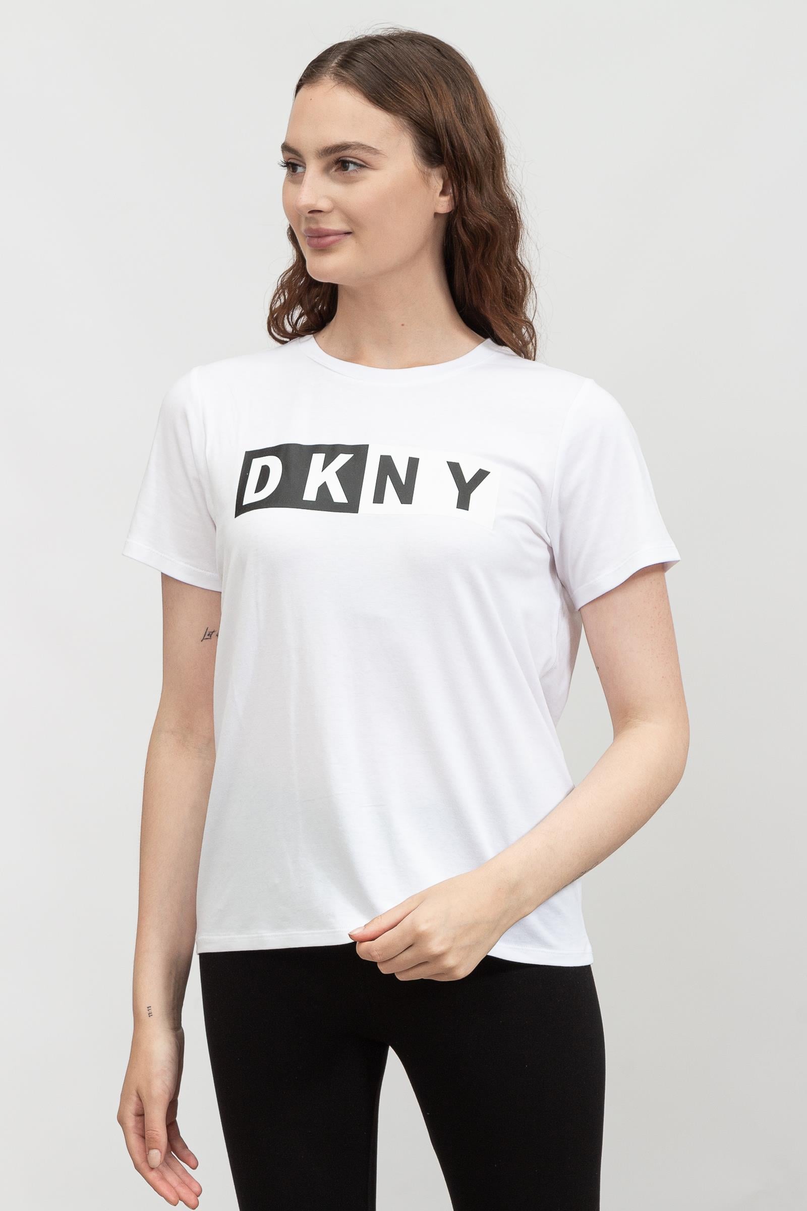 DKNY Kadın Bisiklet Yaka T-Shirt