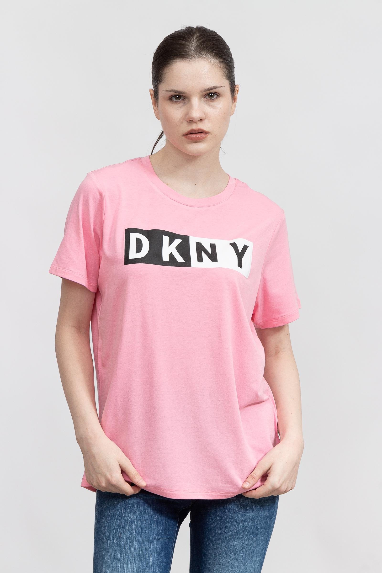 DKNY Kadın Bisiklet Yaka T-Shirt