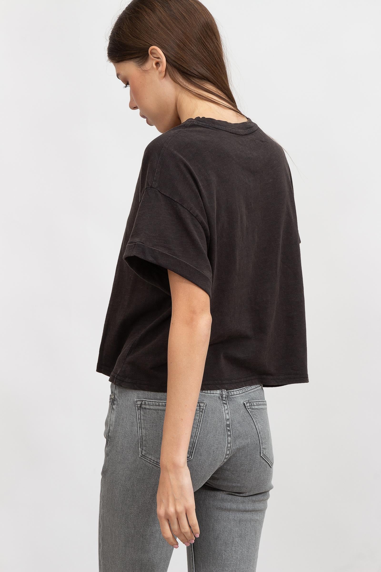 DKNY Kadın Bisiklet Yaka T-Shirt