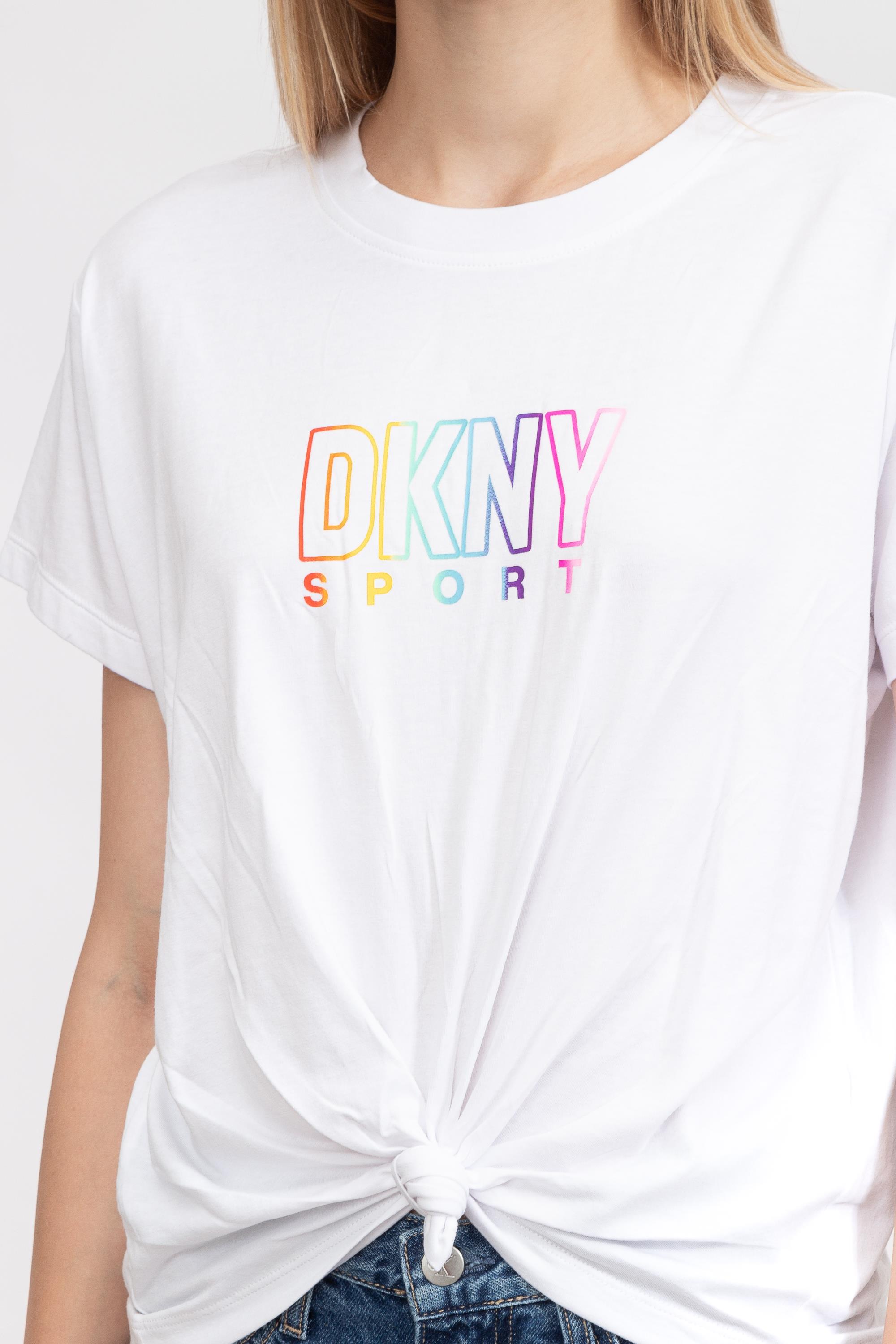 DKNY Kadın Bisiklet Yaka T-Shirt