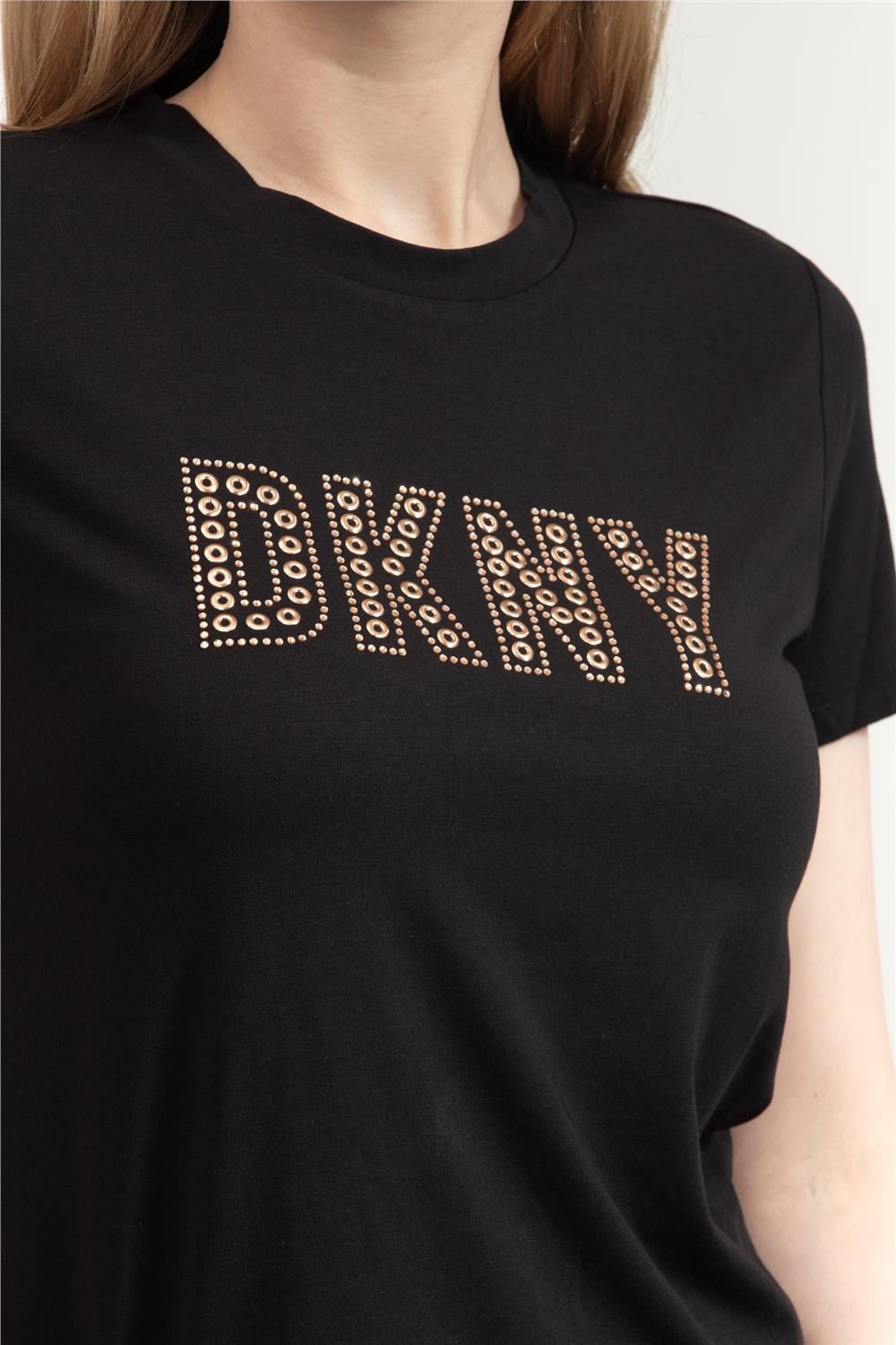 DKNY Kadın Bisiklet Yaka T-Shirt