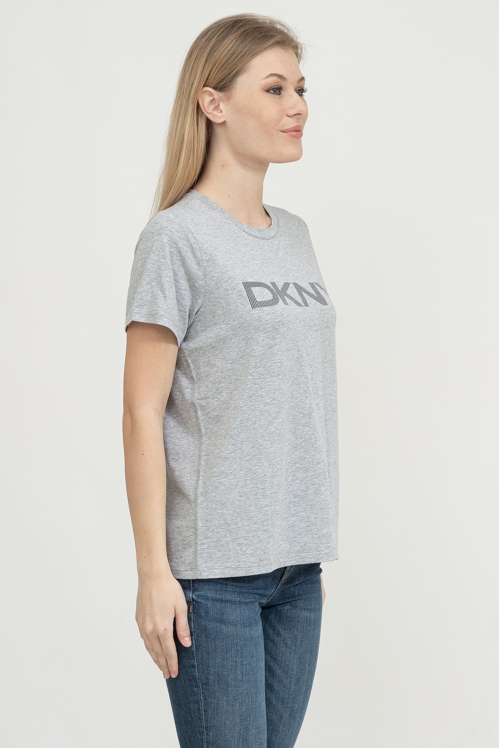 DKNY Kadın Bisiklet Yaka T-Shirt