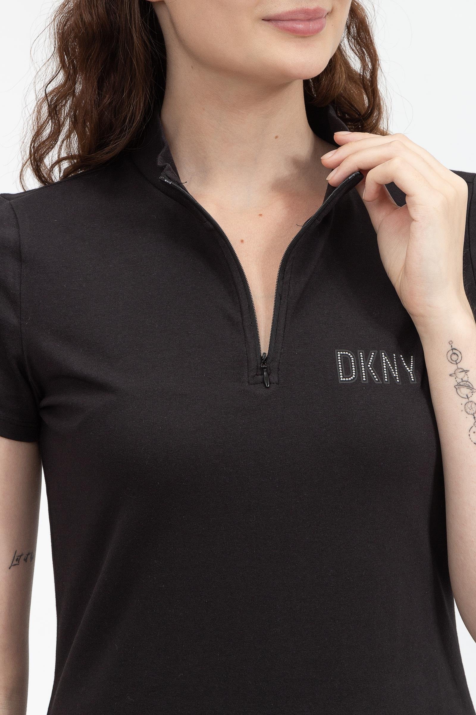DKNY Kadın Bisiklet Yaka T-Shirt